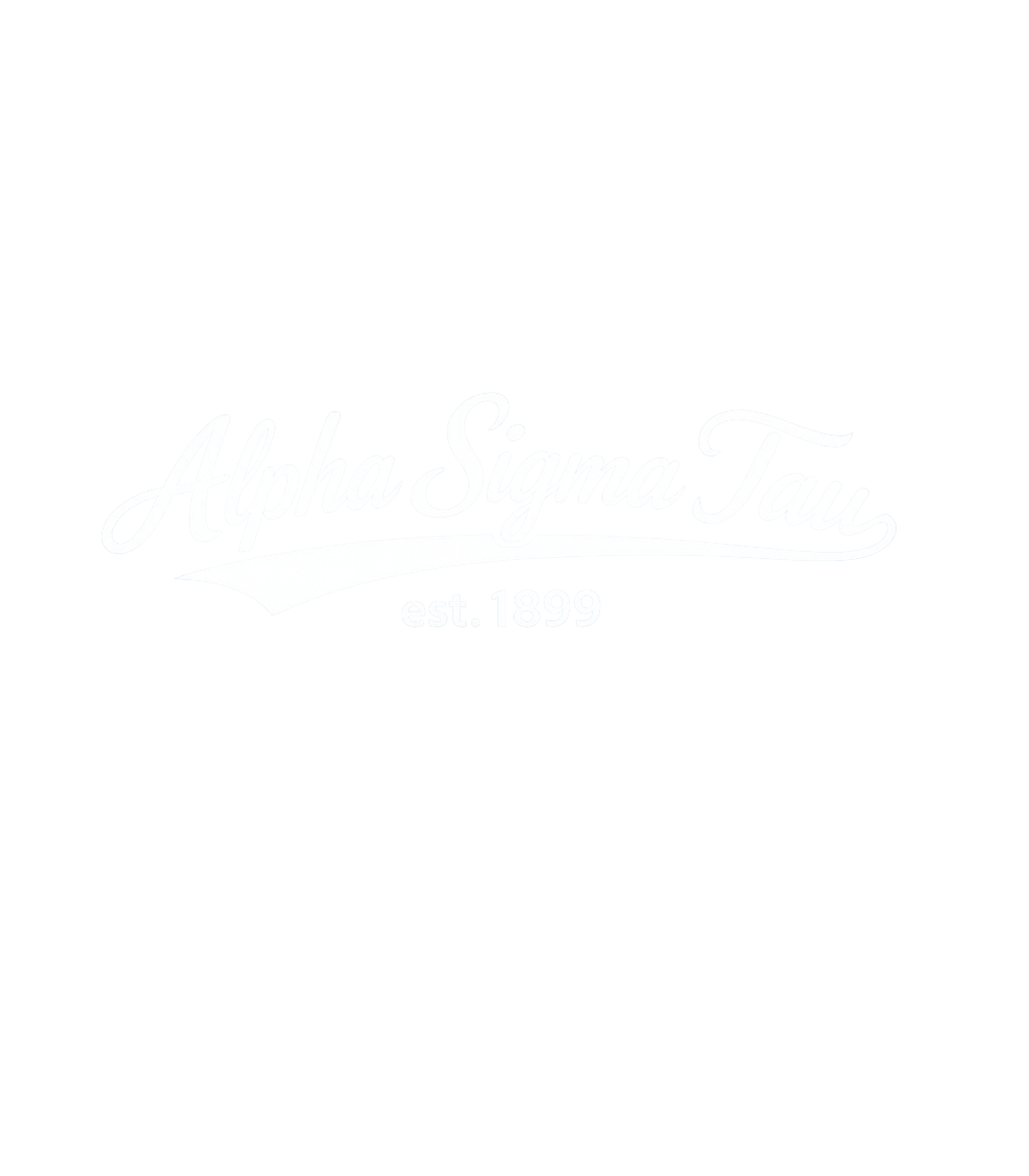 Vintage "Alpha Sigma Tau" Sorority Button Henley T-Shirt (1980s)