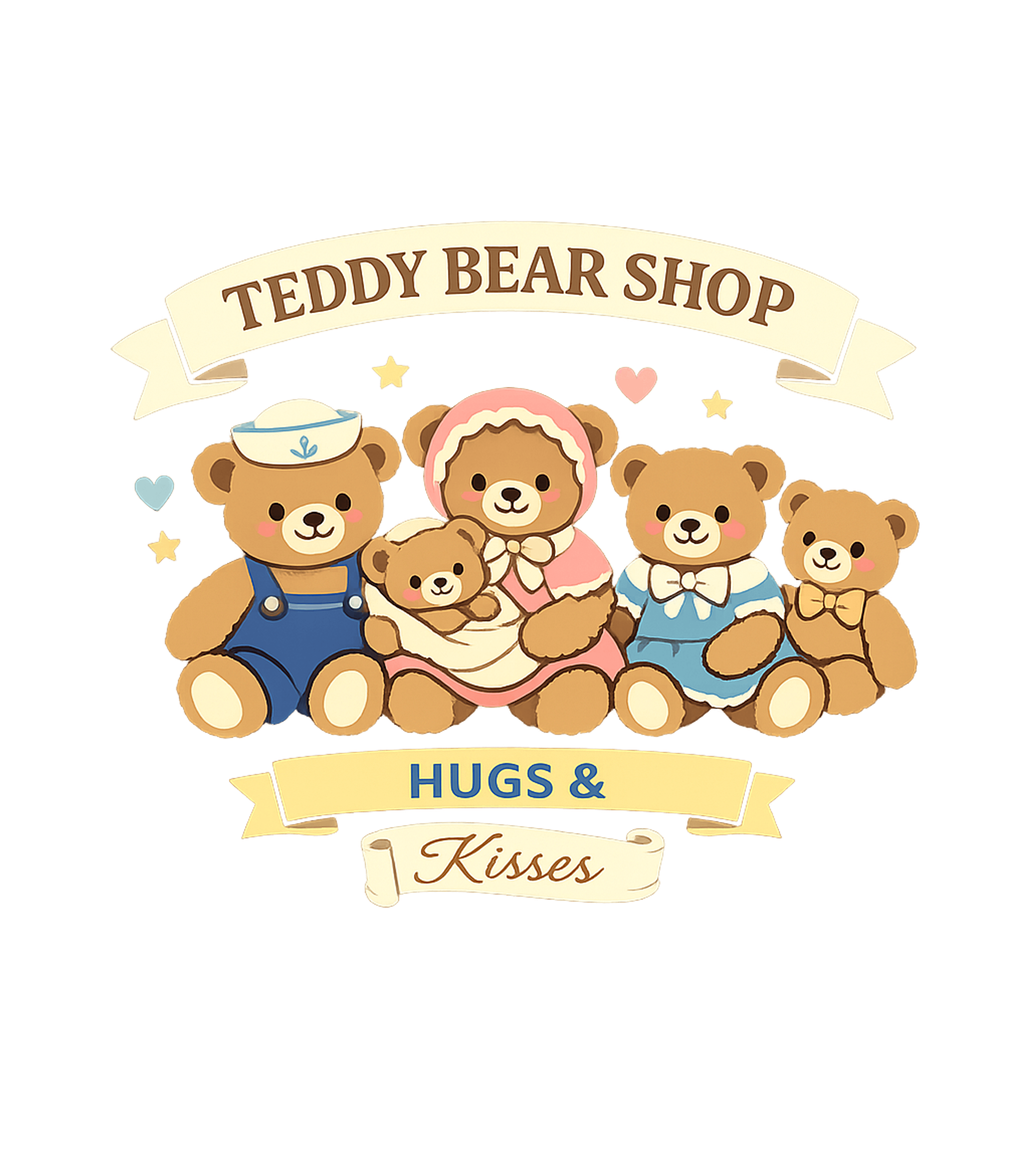 Teddy Bear Family Love