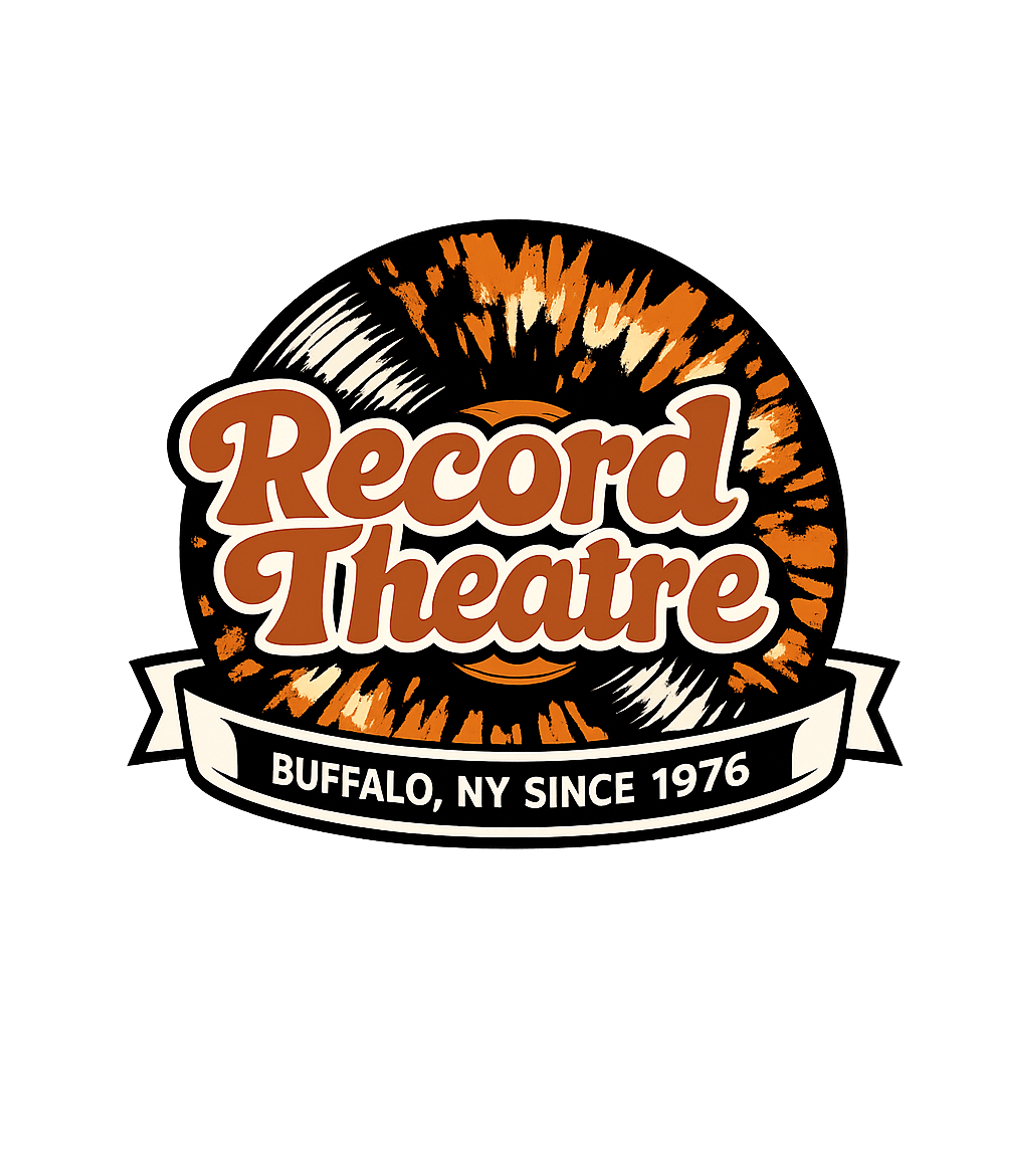 Record Theatre Bleach Tie-Dye T-Shirt