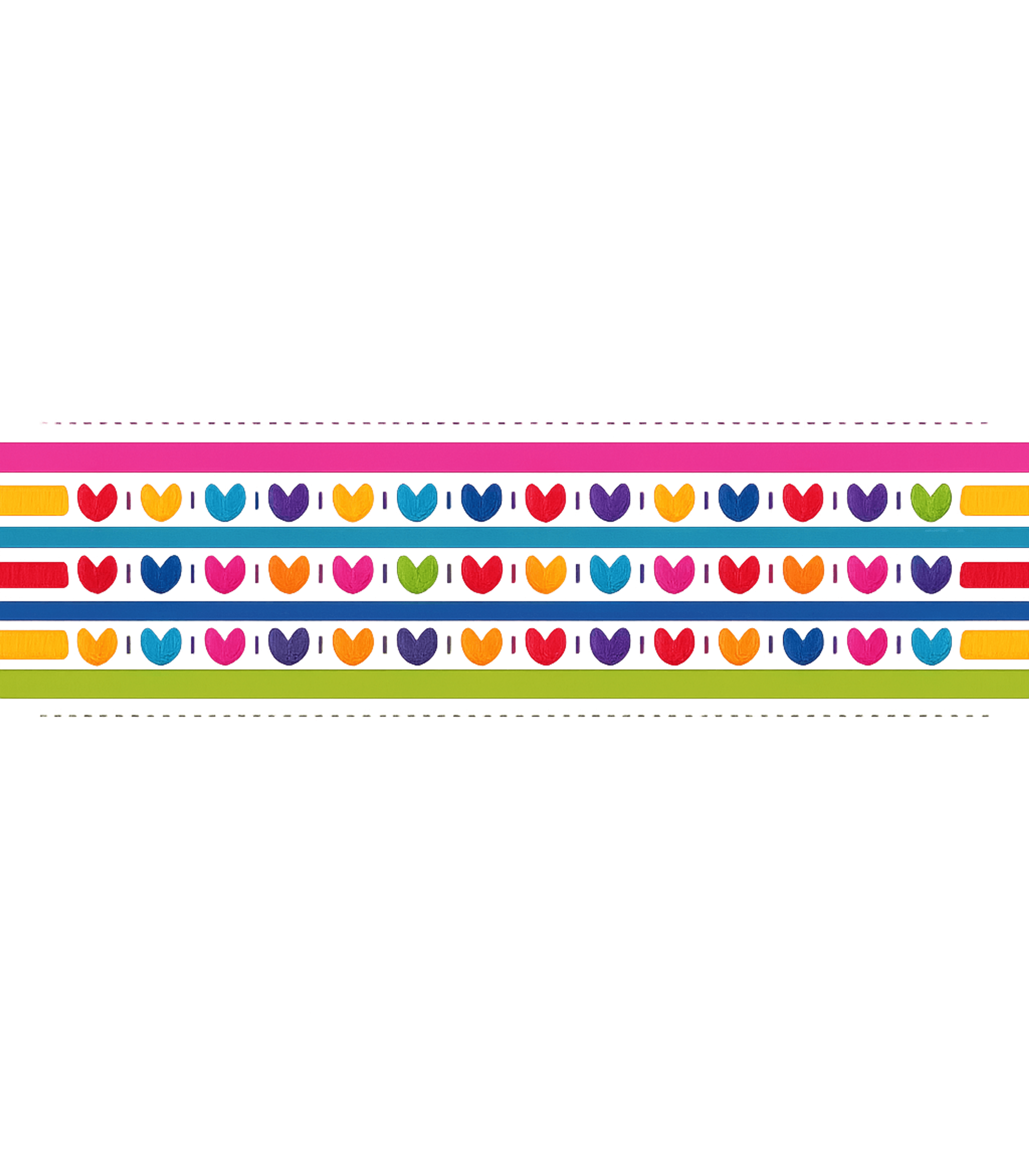 Colorful Hearts Pattern