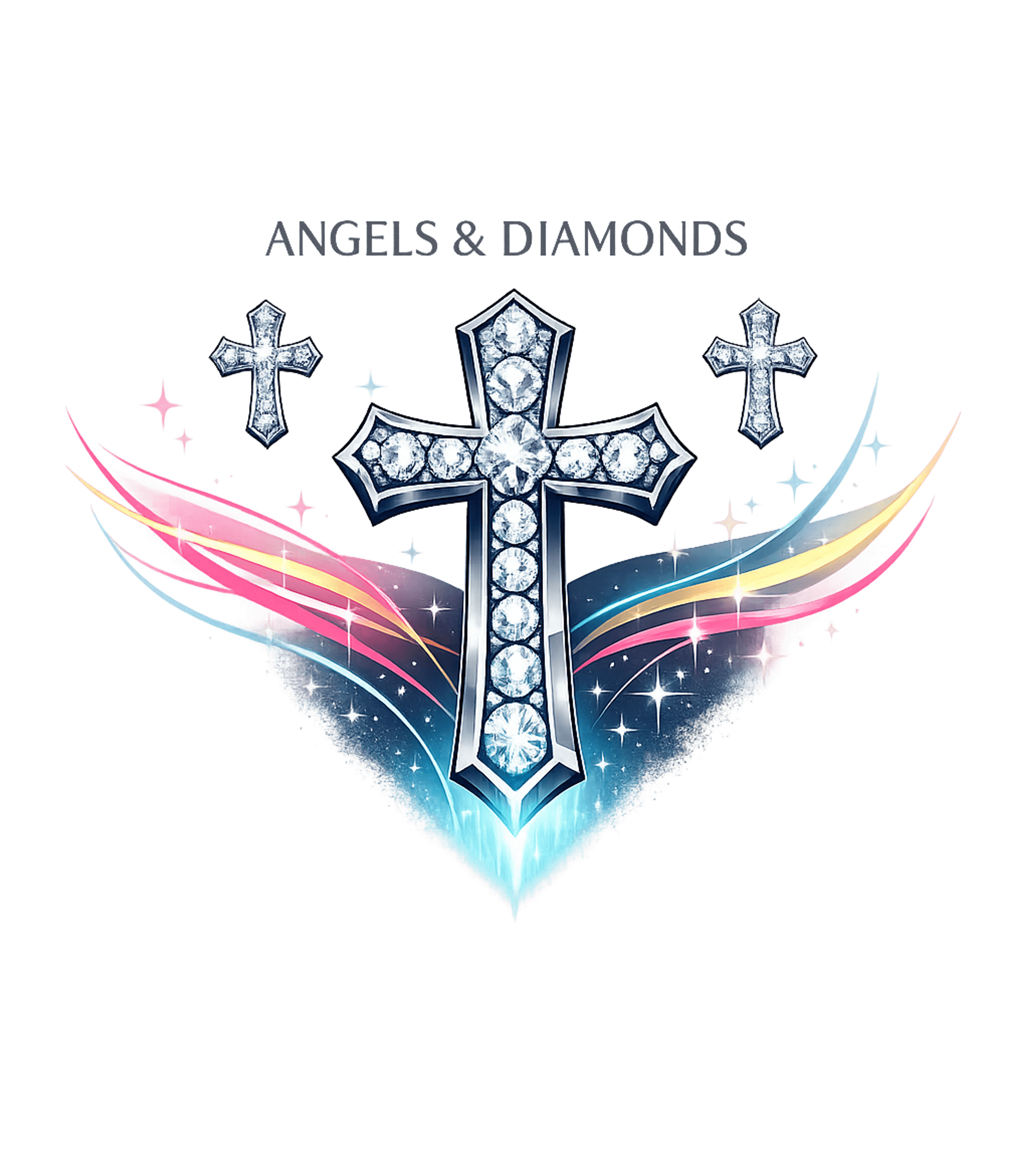 Angels & Diamonds Cross