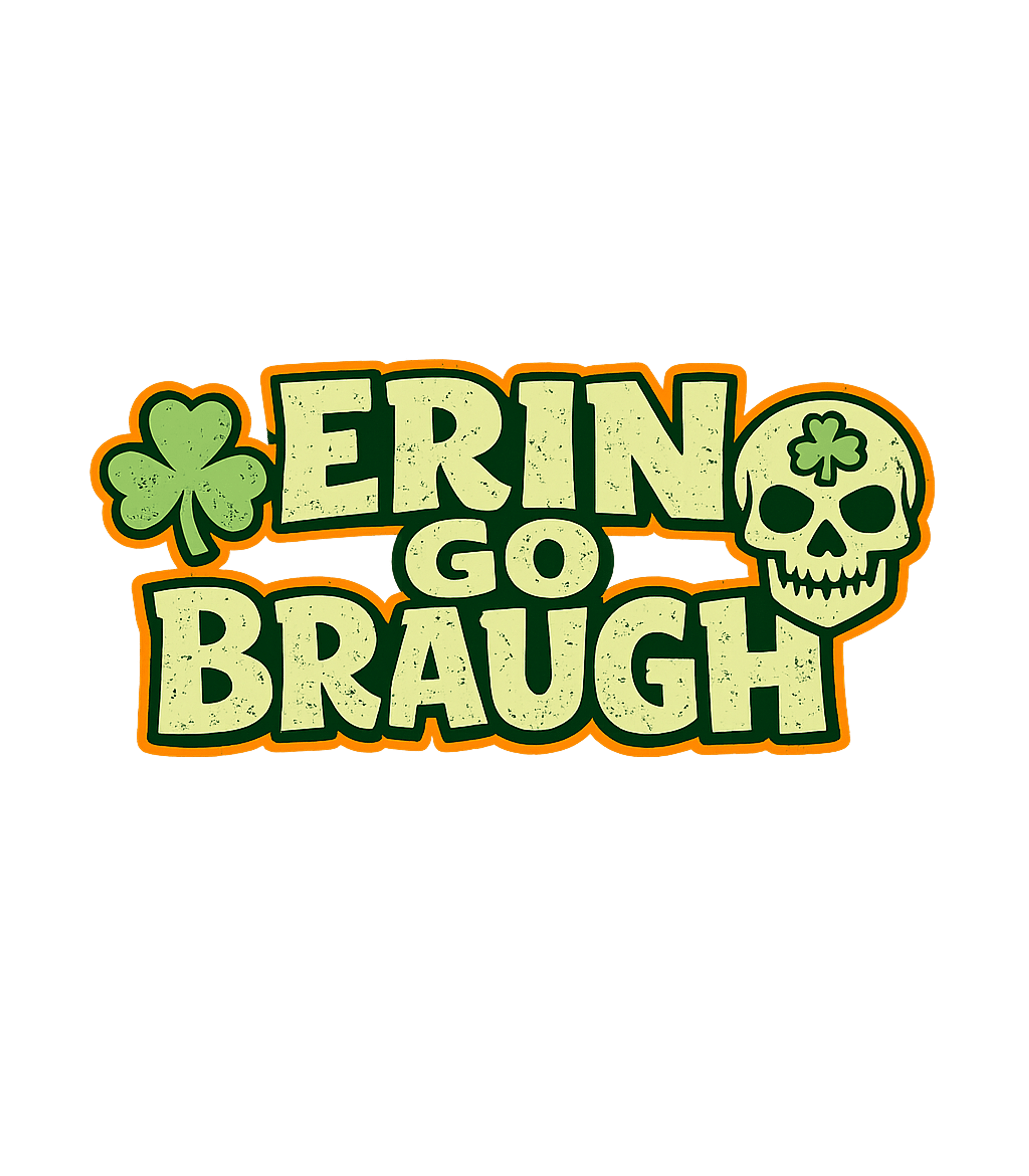 Erin Go Braugh Skull