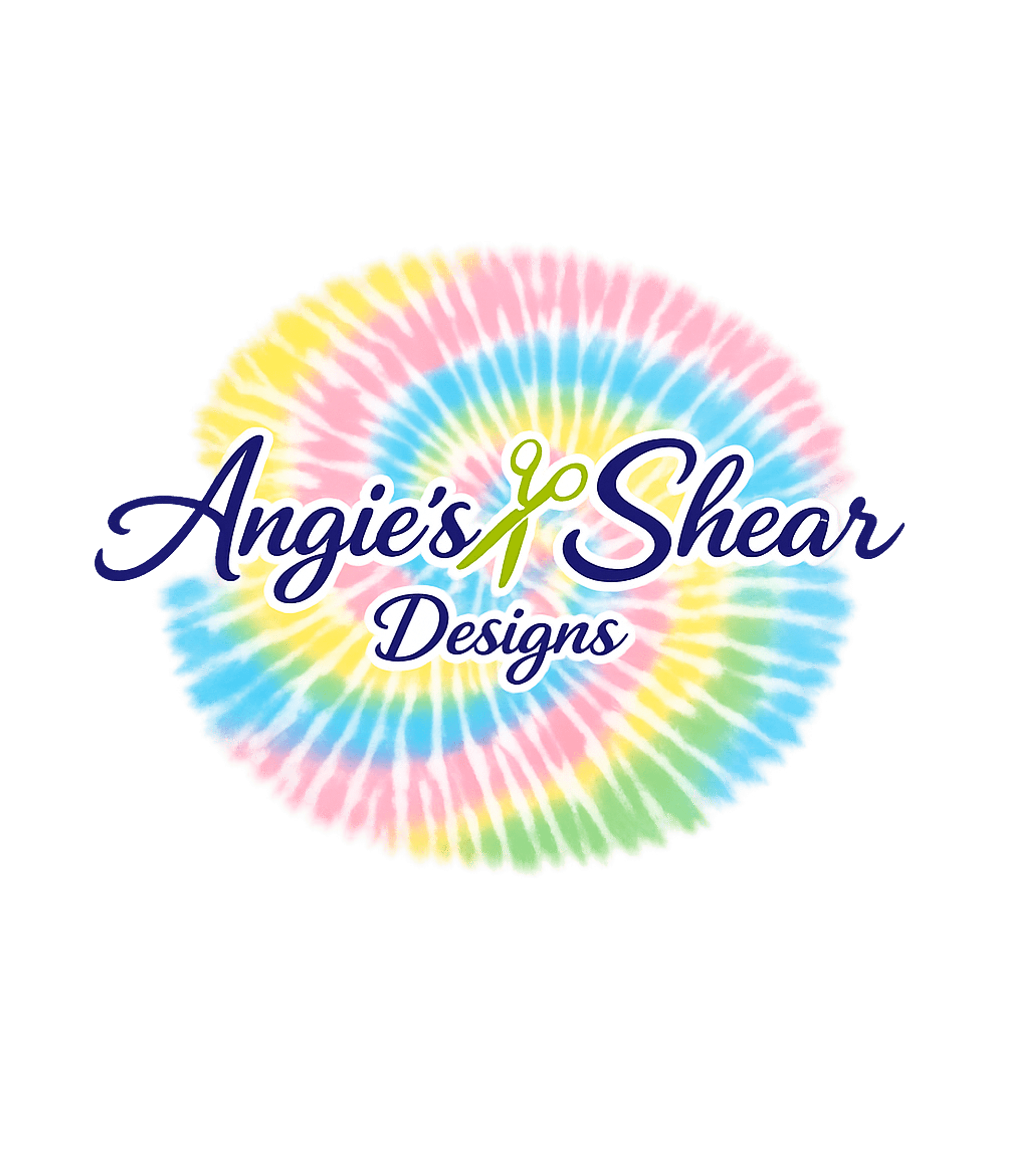 Vintage Angie's Shear Designs Tie-Dye T-Shirt