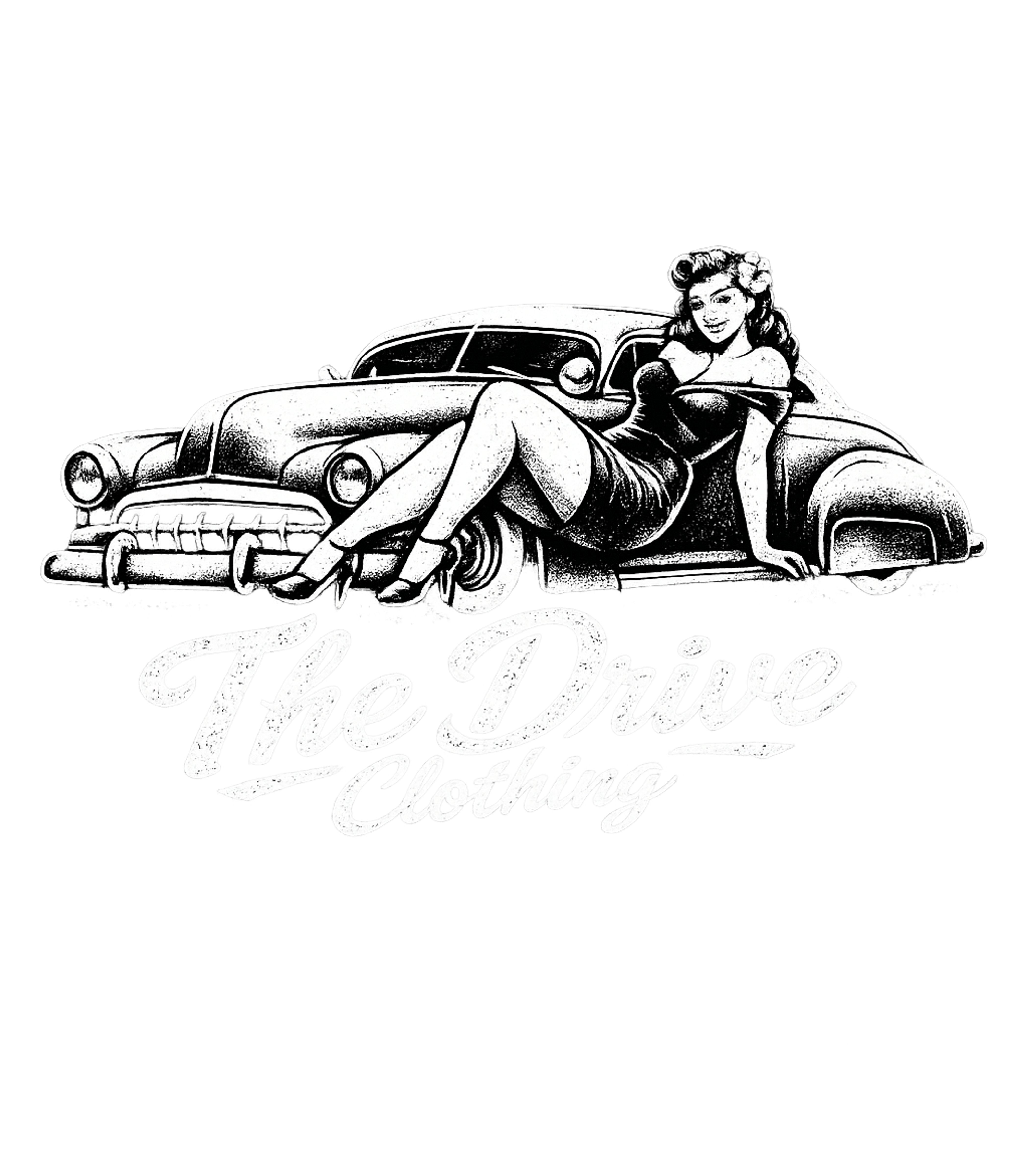 Pin Up Classic Car