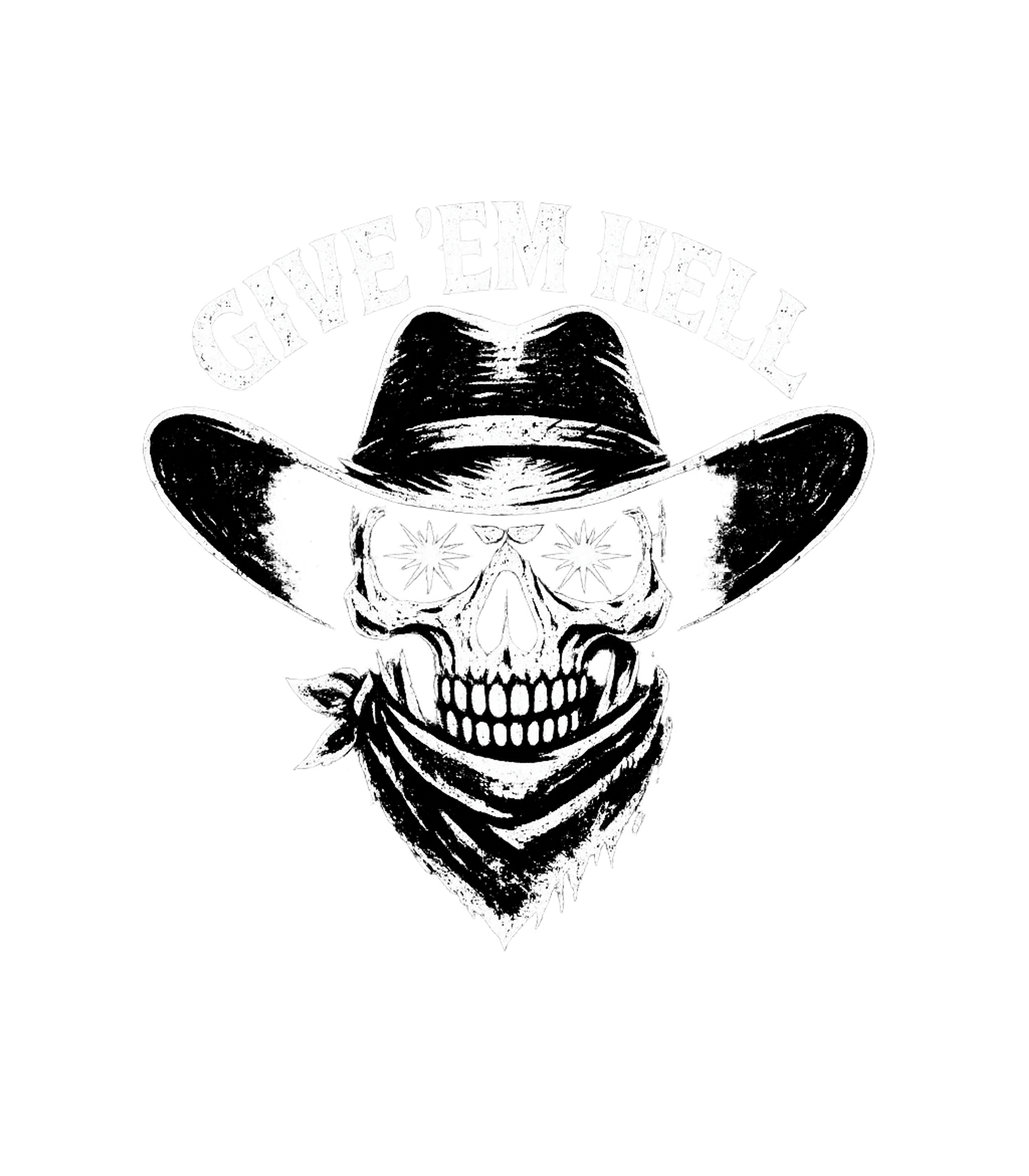 GIVE 'EM HELL ROYAL BLUE CLASSIC TEE