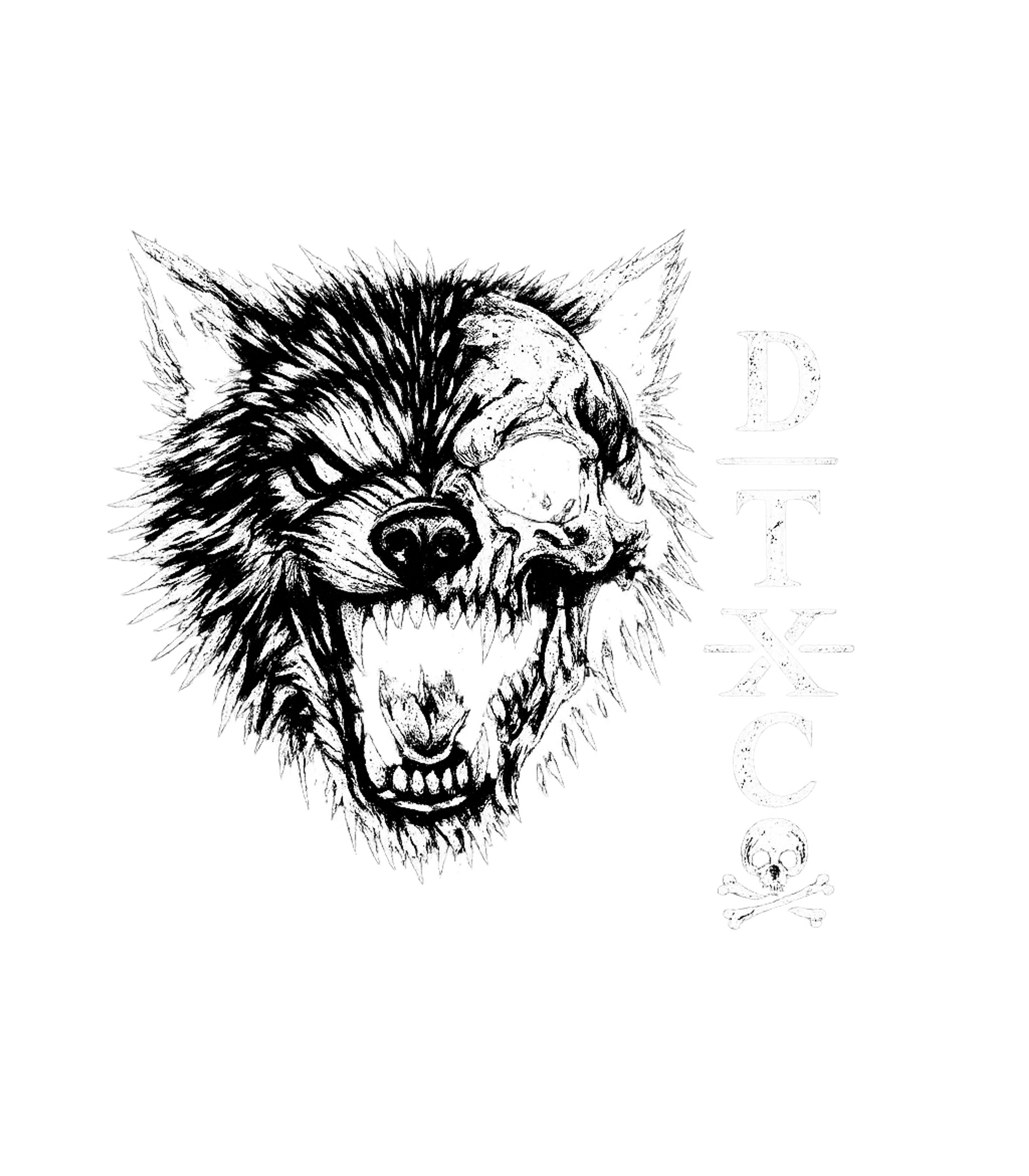 WOLF HEAD VINTAGE TEE *VINEYARD*