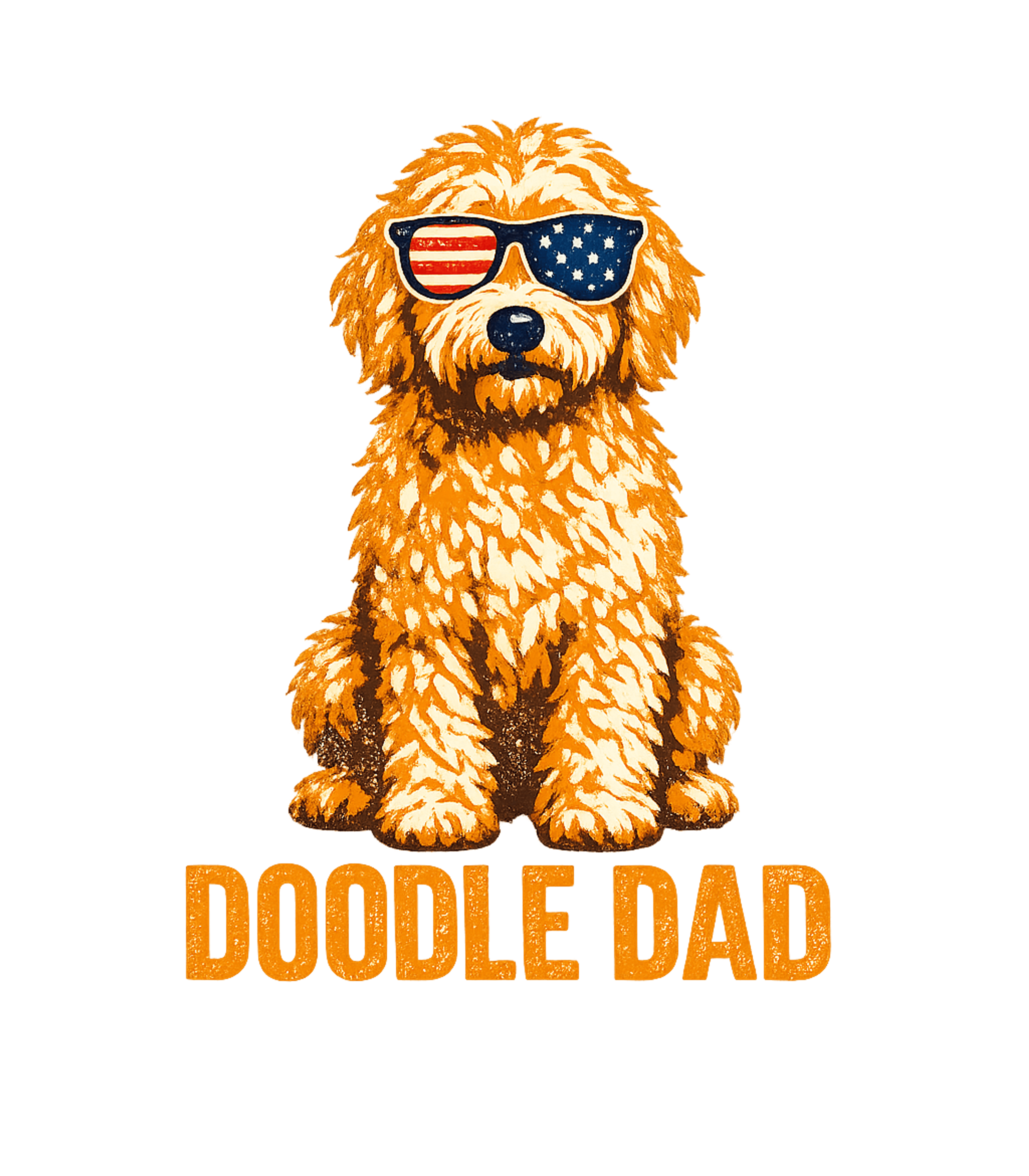 Patriotic Doodle Dad