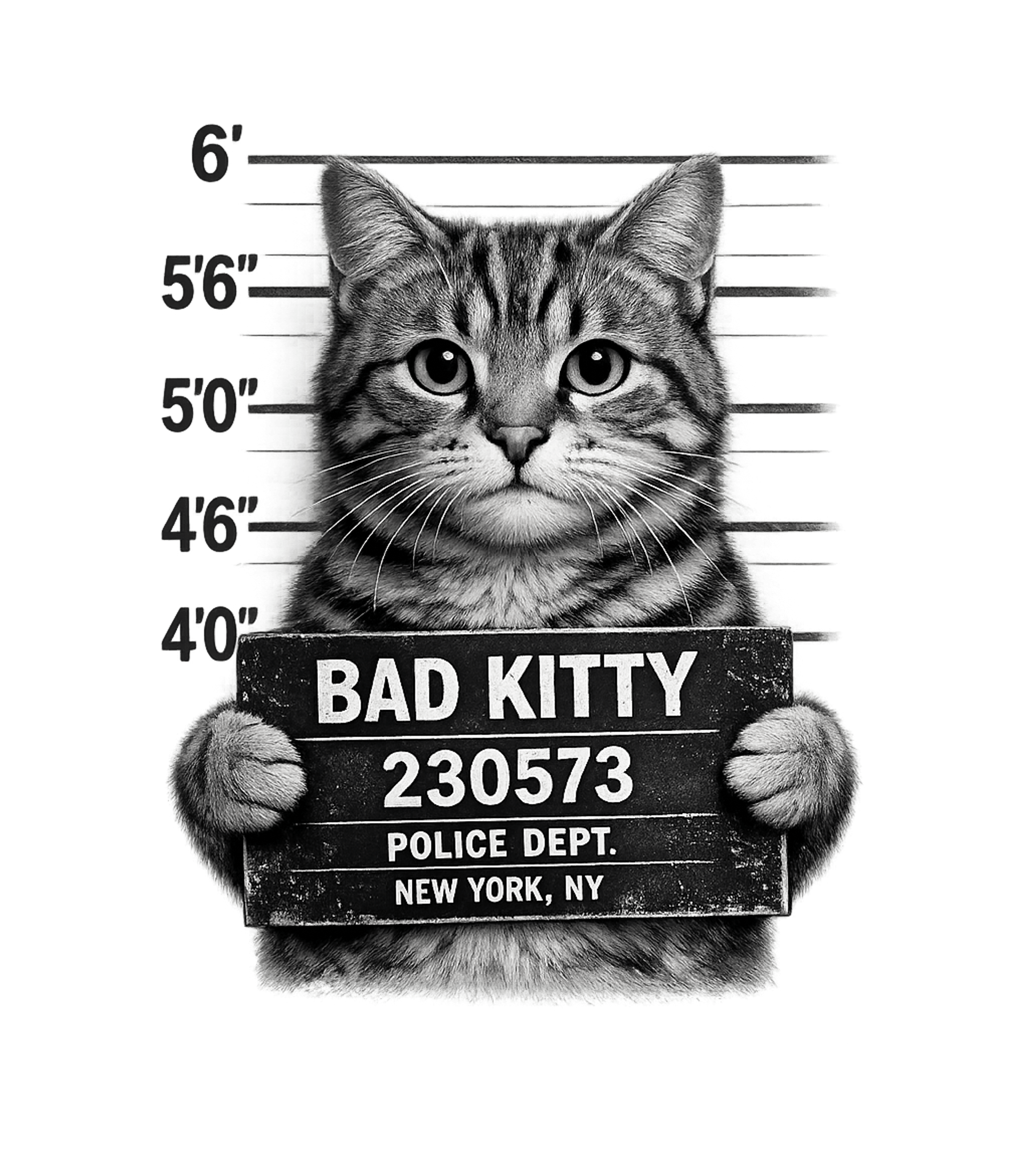 Bad Kitty Mugshot