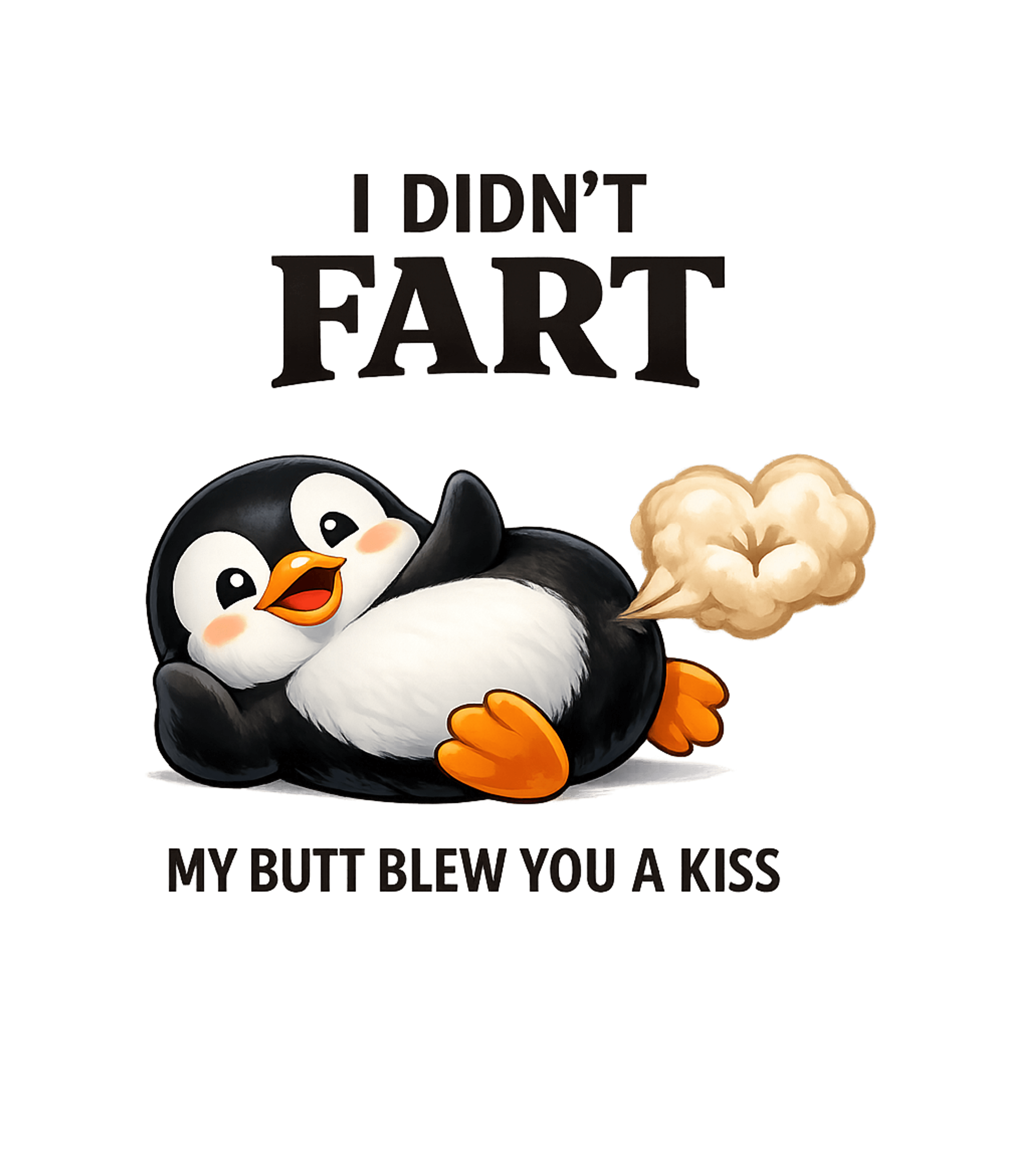 Penguin Butt Kiss Joke