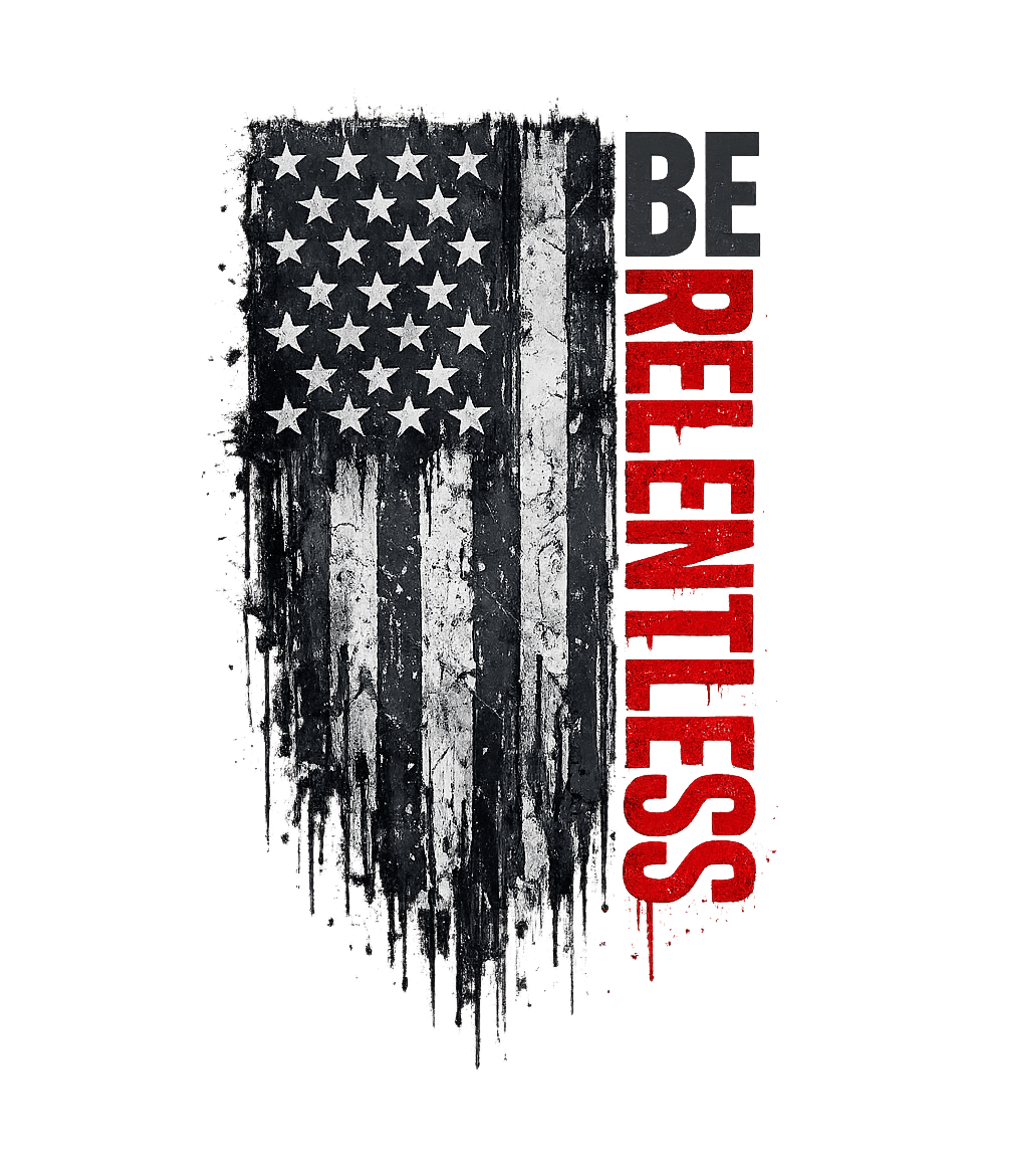 Be Relentless | R | Rebel King "Rebel Ace" | Black Men's Tee Bundle