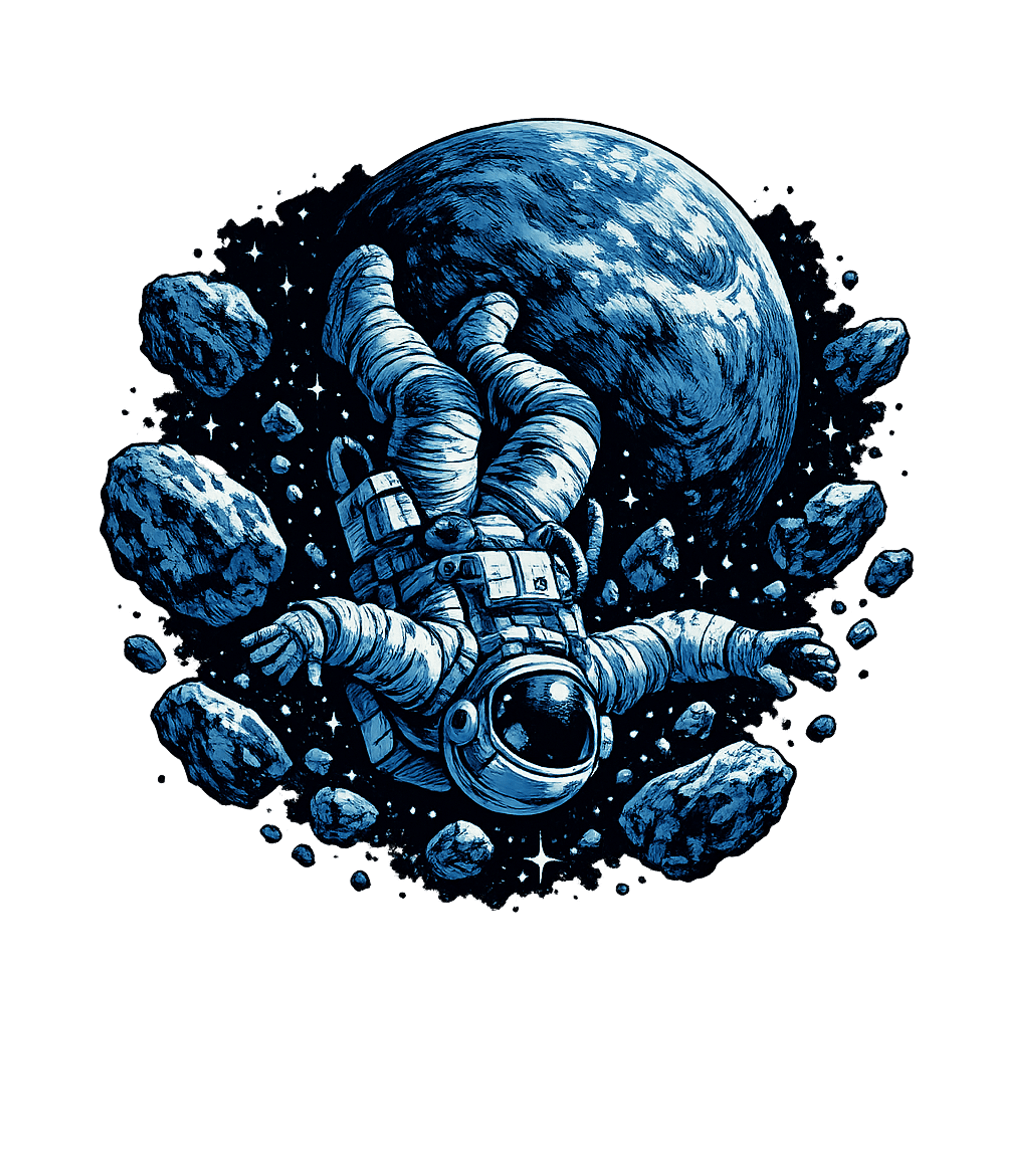 Astronaut Blue Space