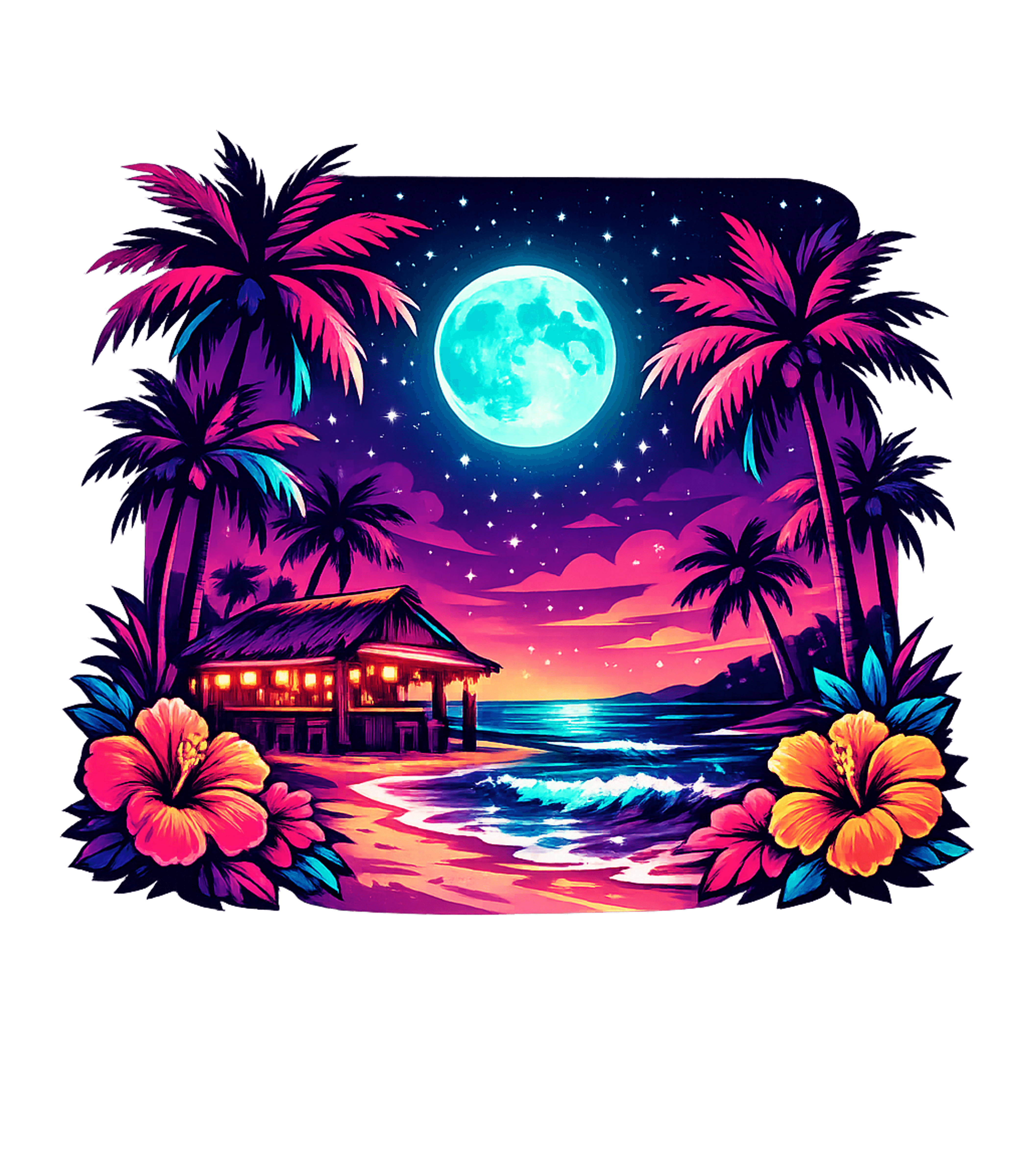 Tropic Night Tee