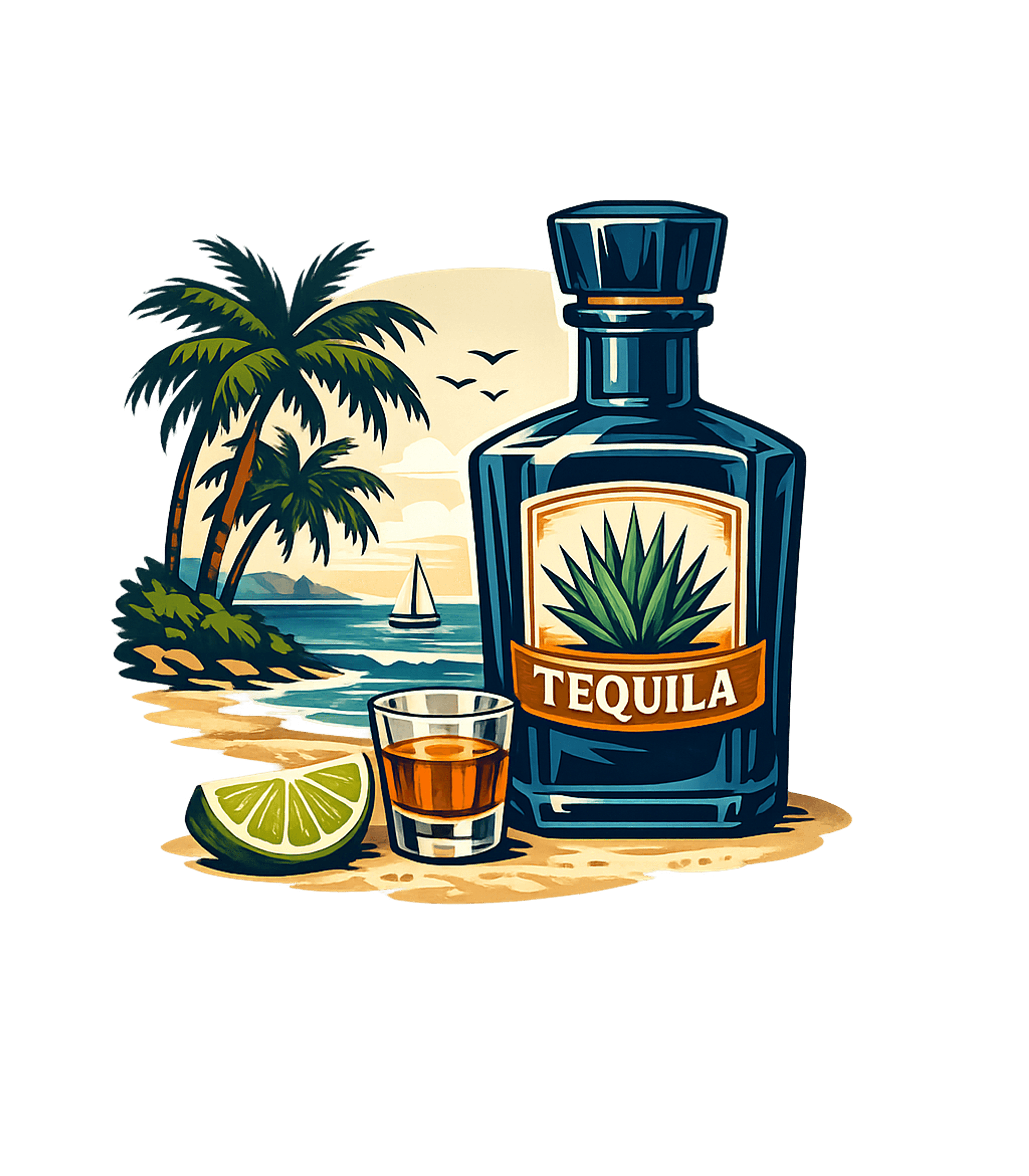 Tequila Tide Vintage Tee