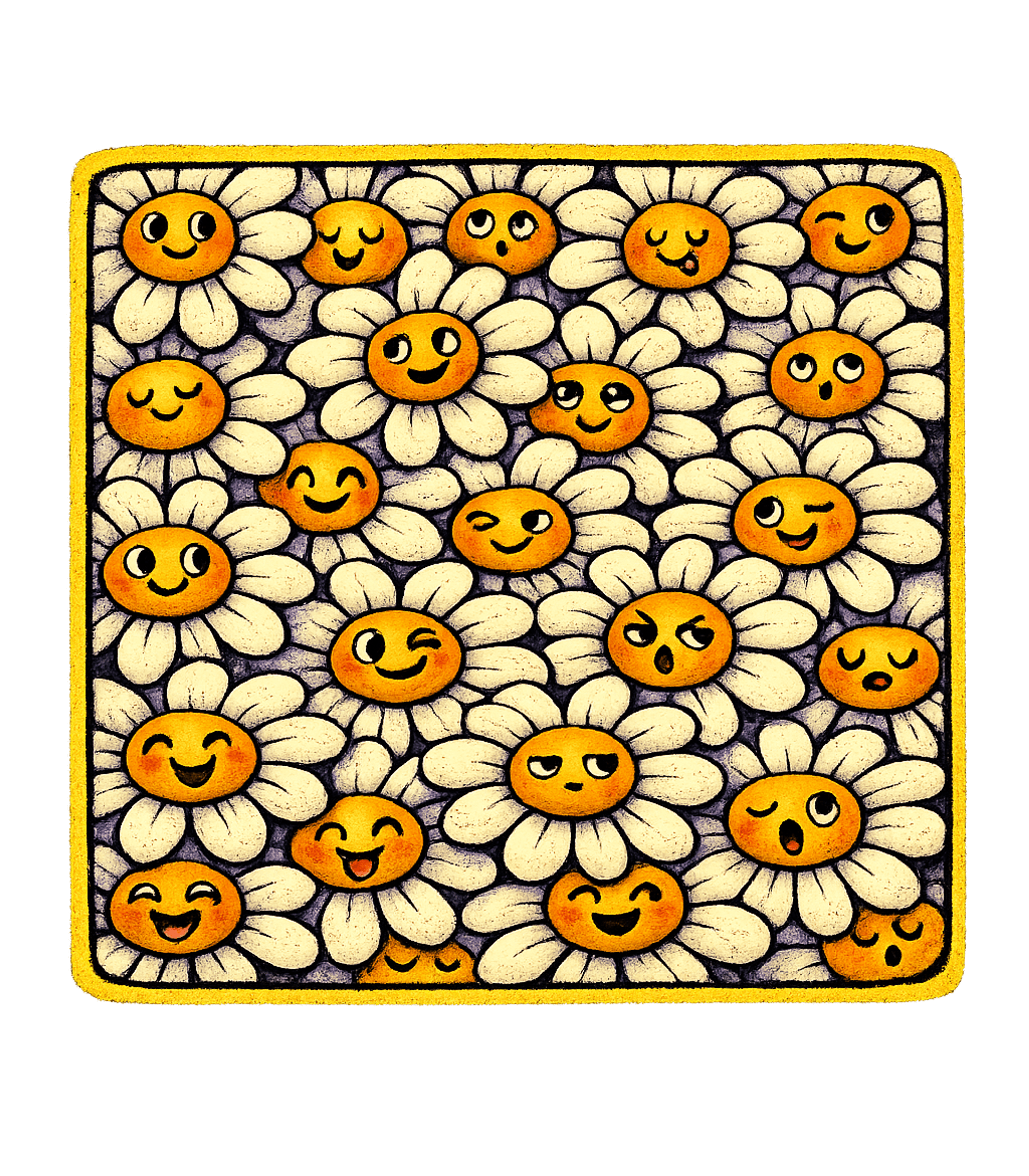 Expressive Daisy Faces