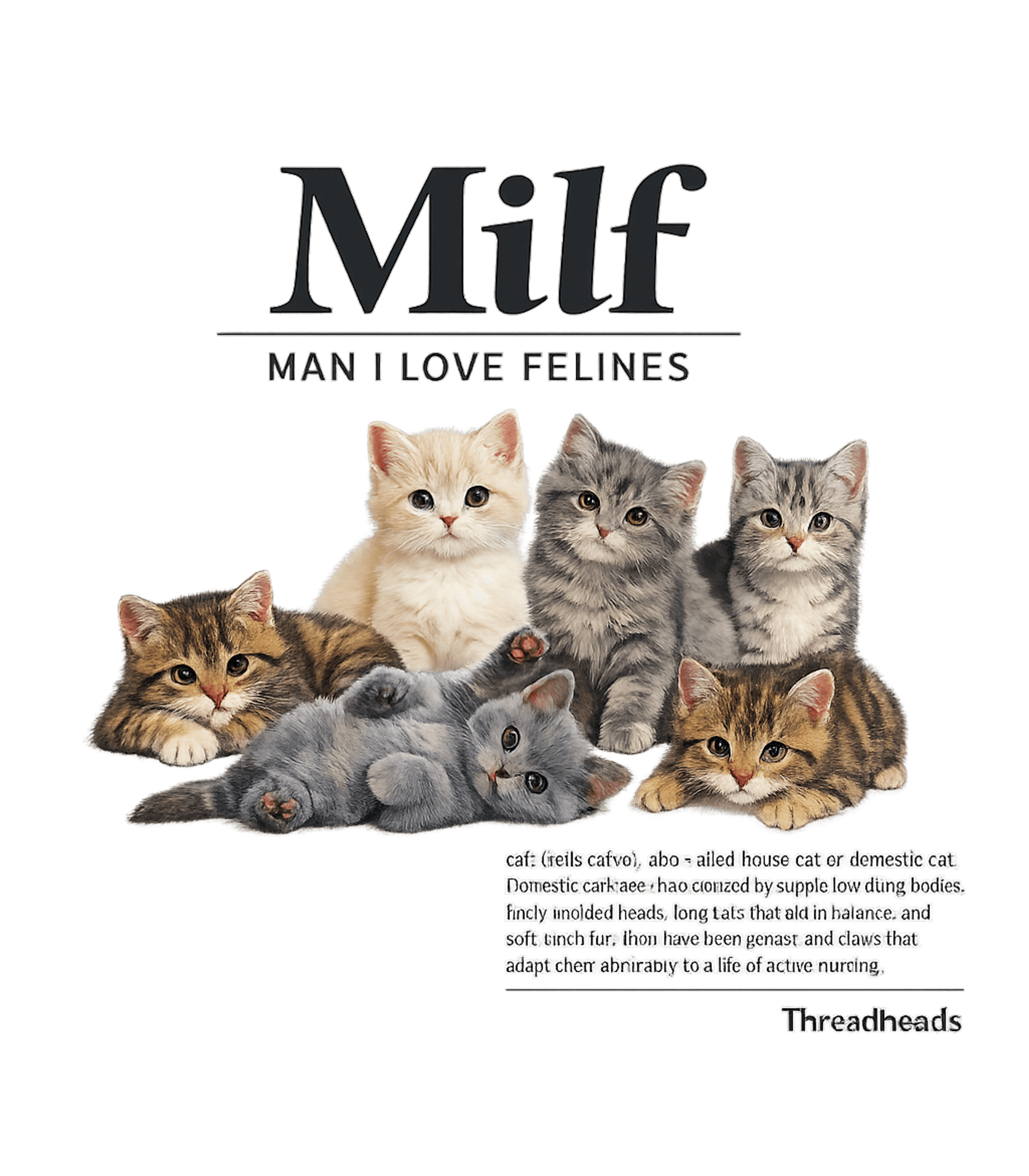 Man I Love Felines T-Shirt