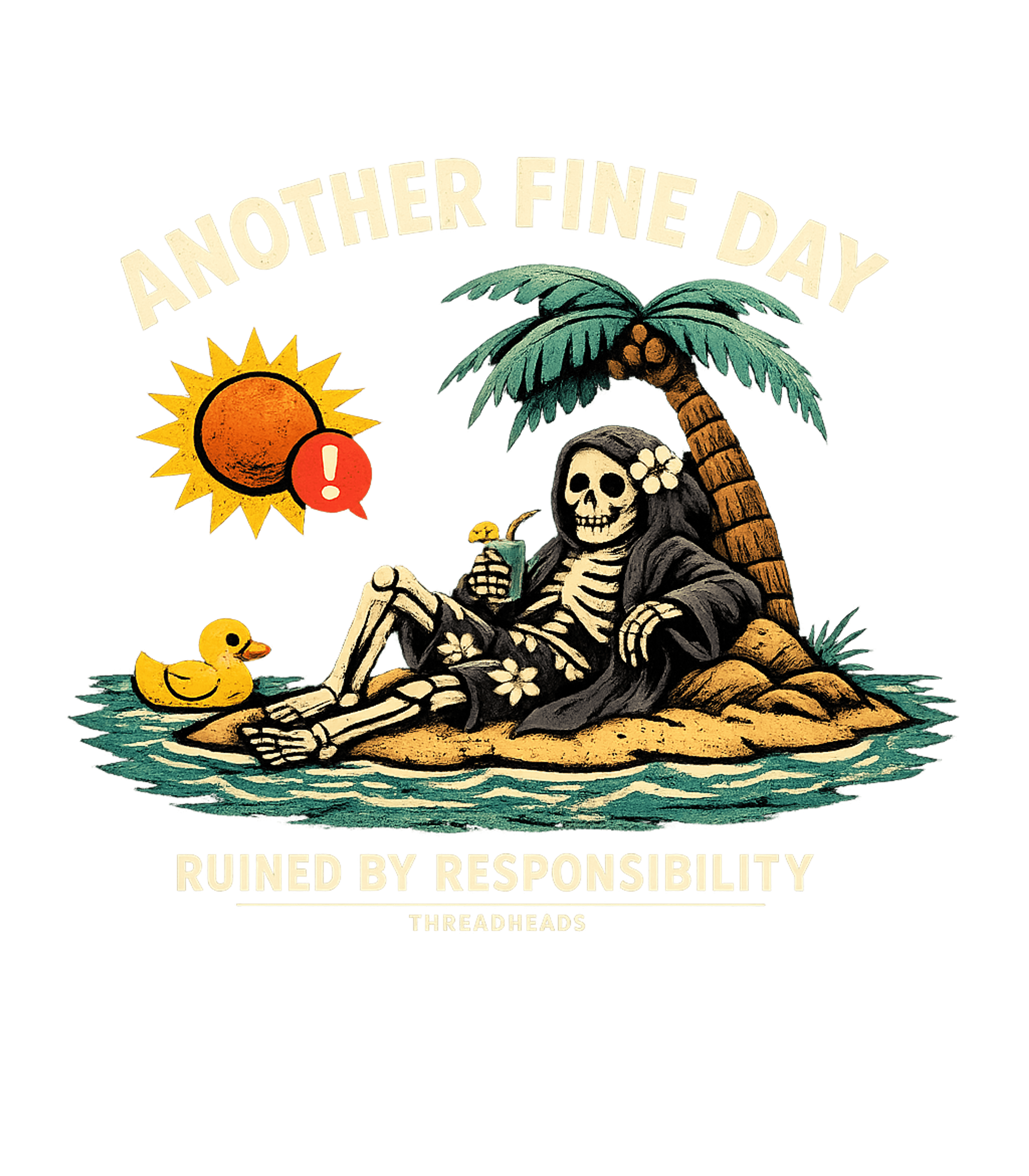 Another Fine Day Ruined by Responsibility T-Shirt