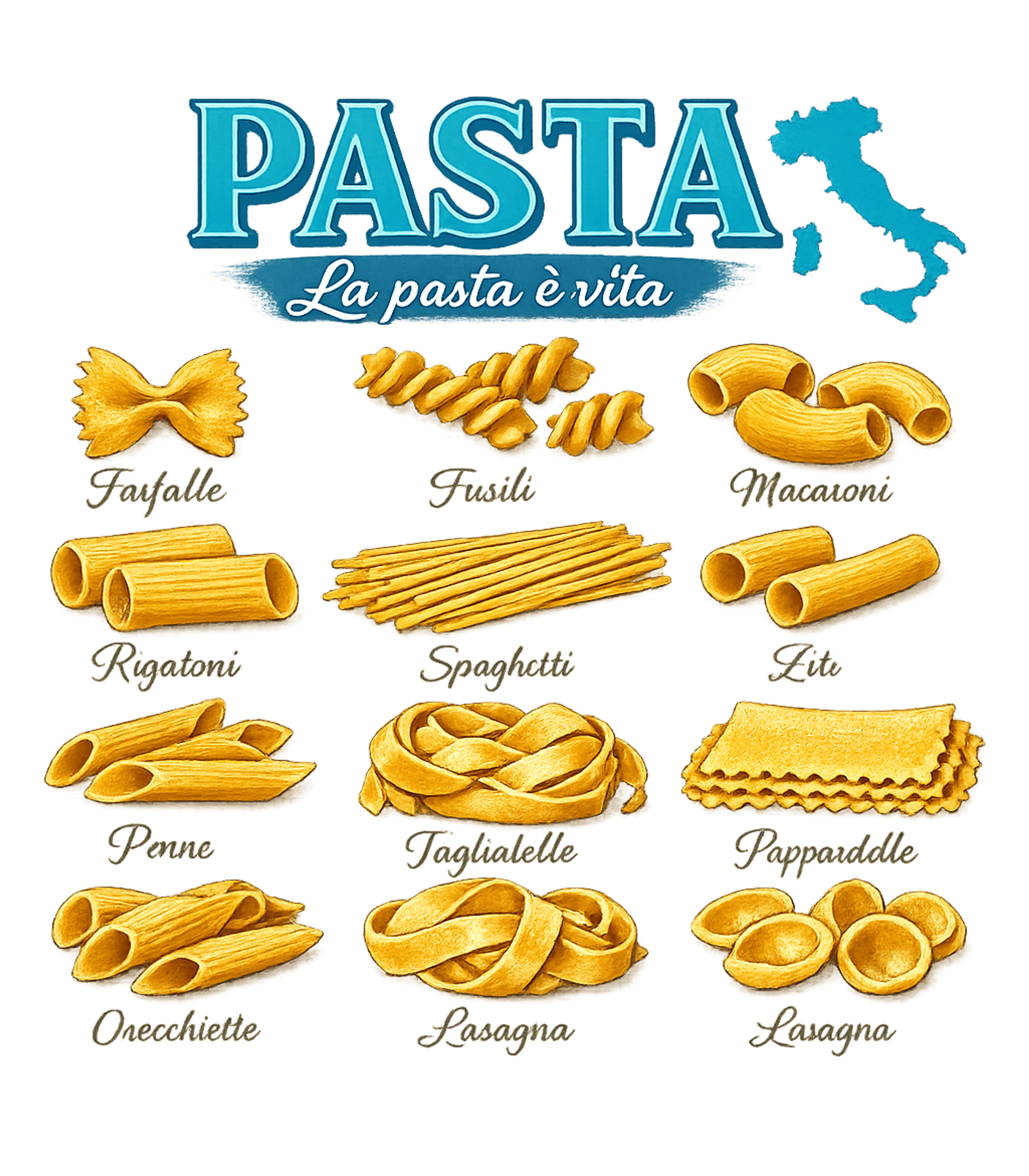 Pasta Is Life T-Shirt