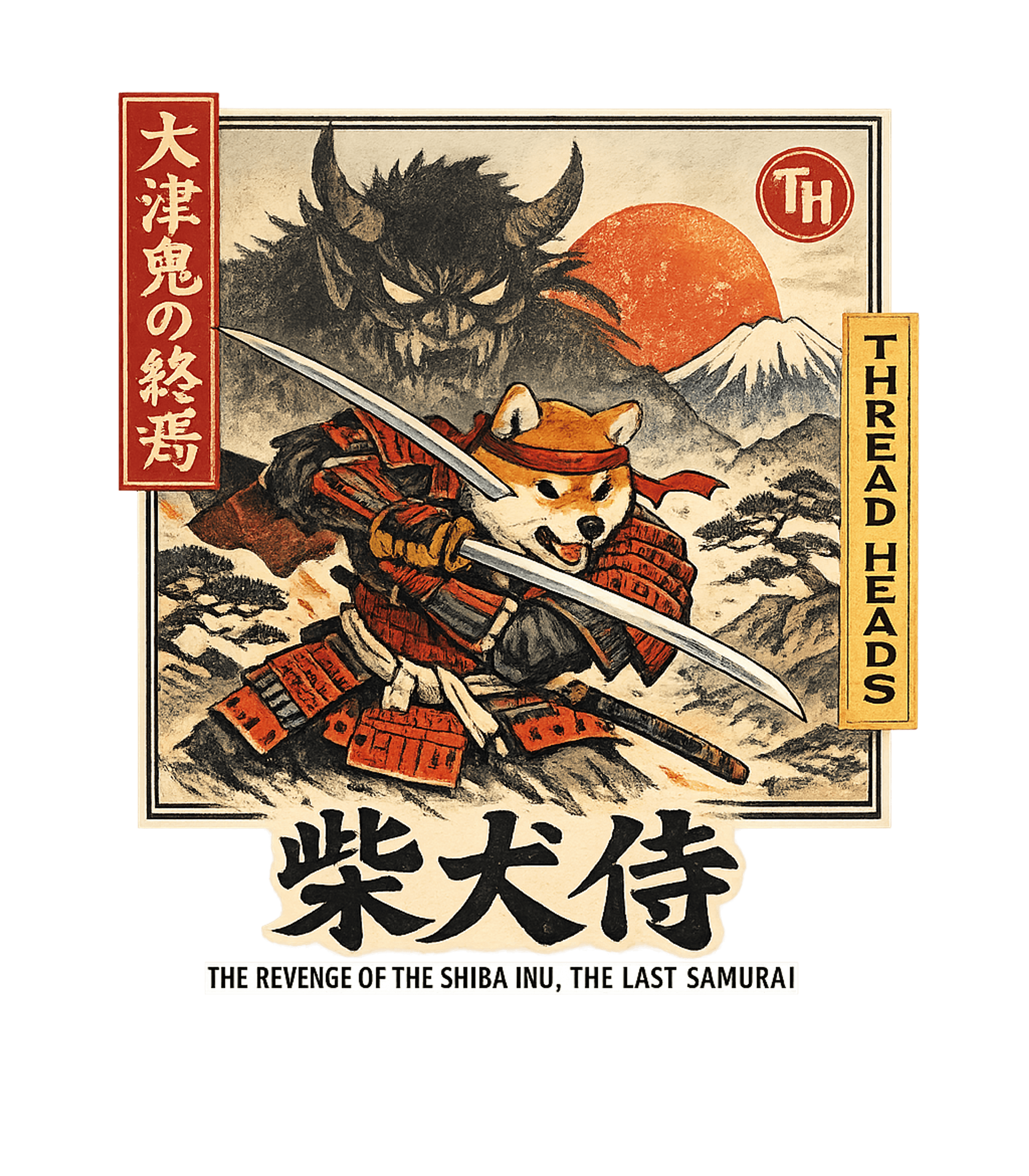 Shiba Samurai T-Shirt