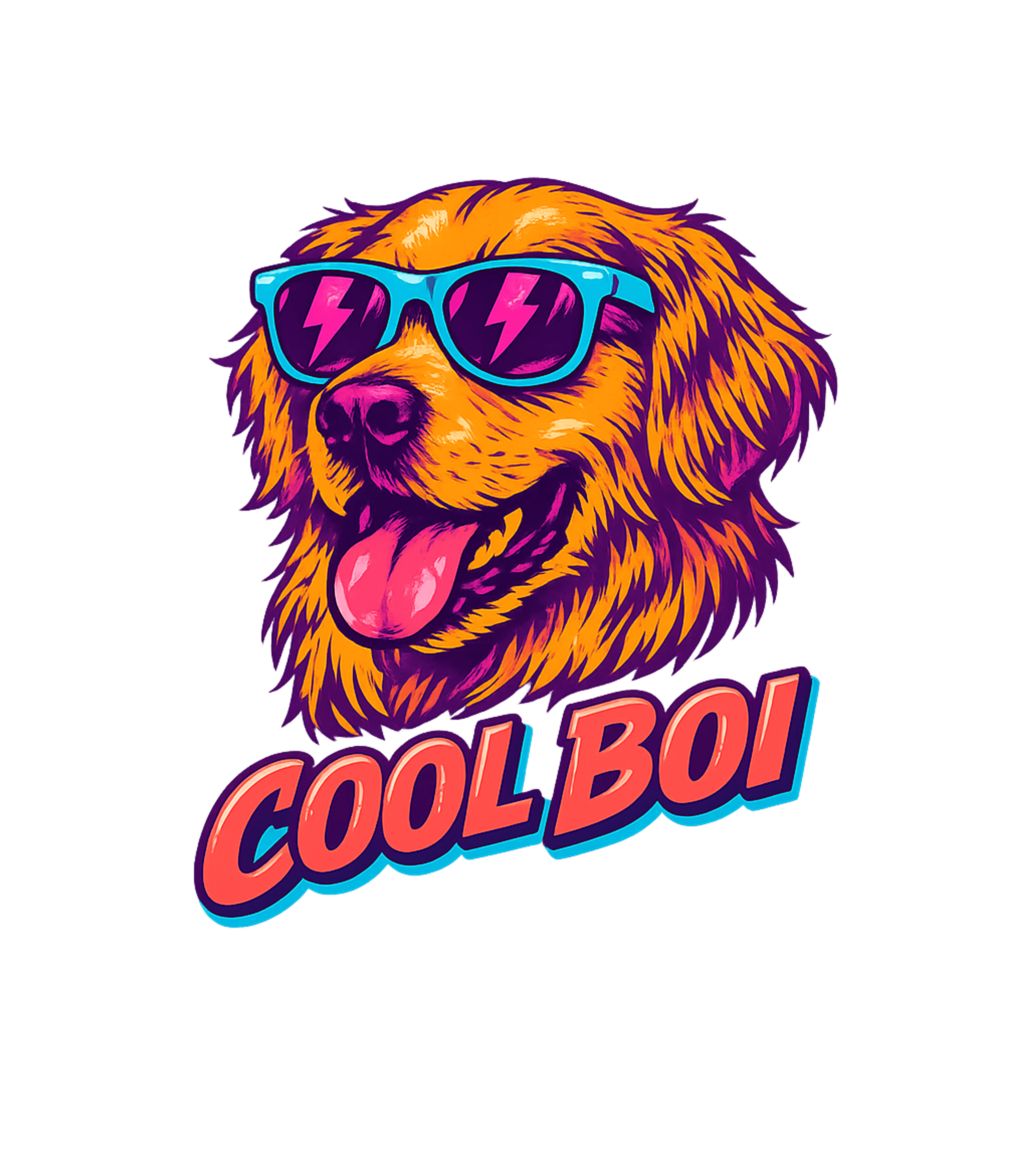 Cool Boi Golden Retriever