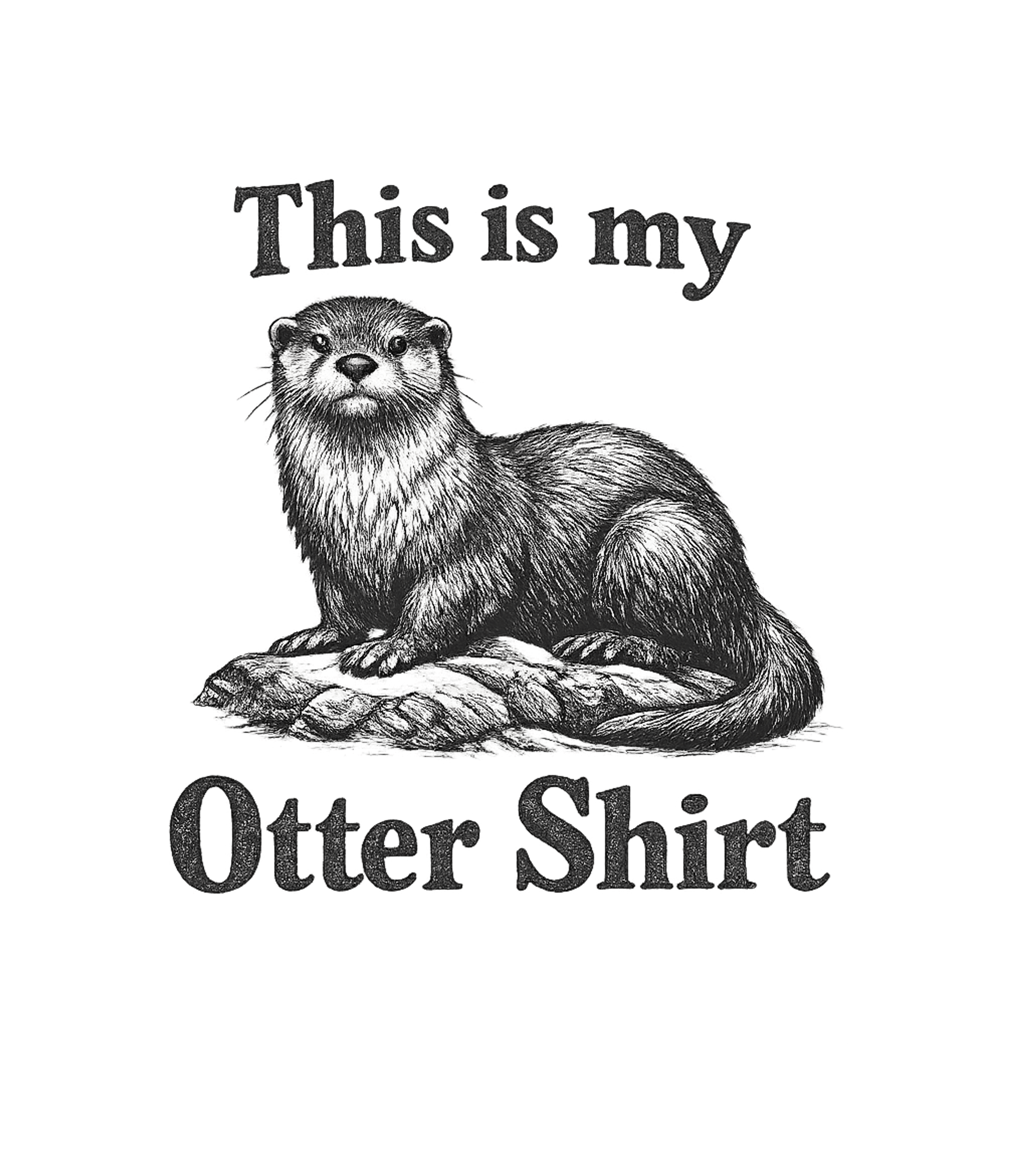 This Is My Otter Shirt Funny Animal T-Shirt