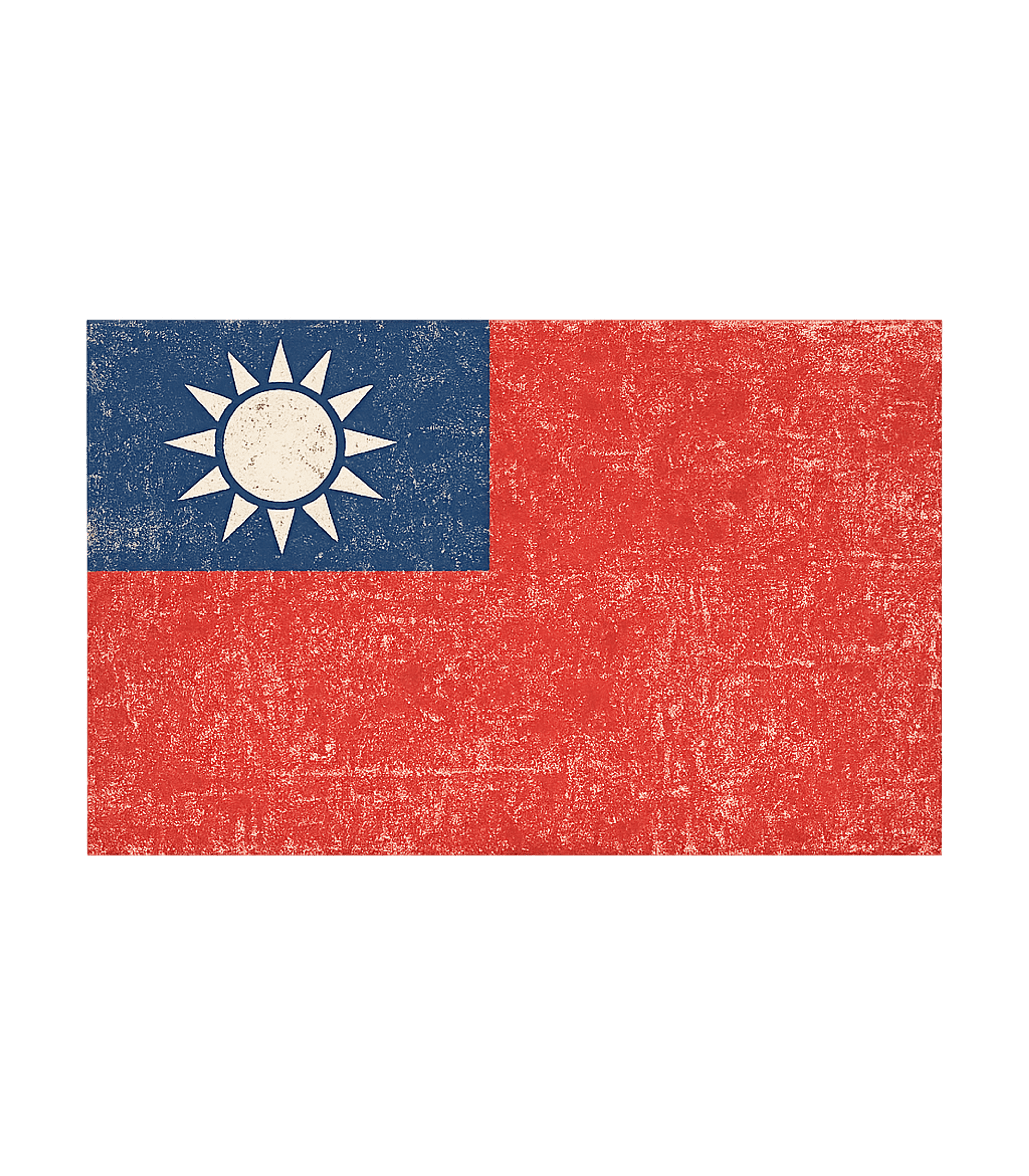 Taiwan Flag Vintage