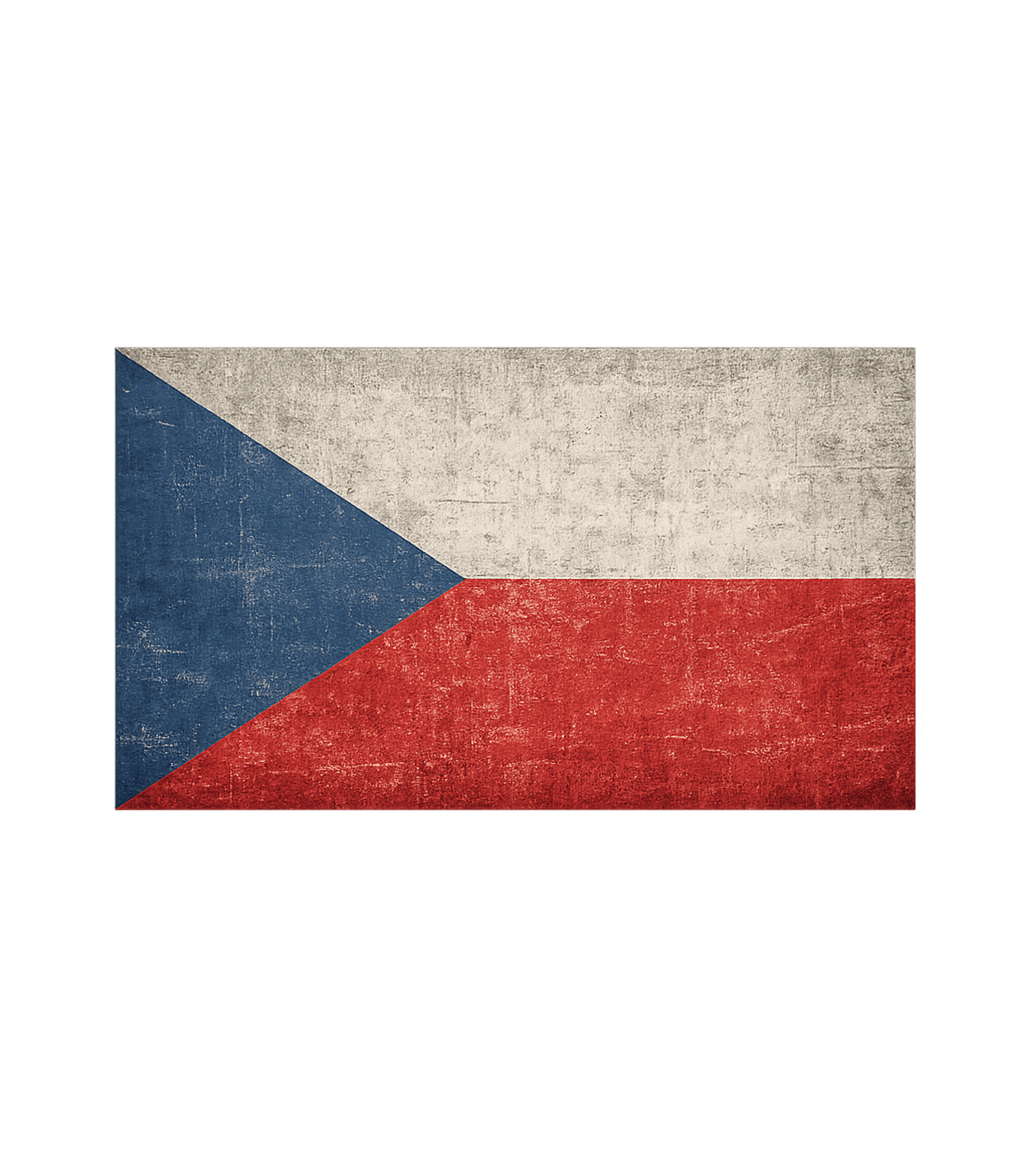 Vintage Czech Flag