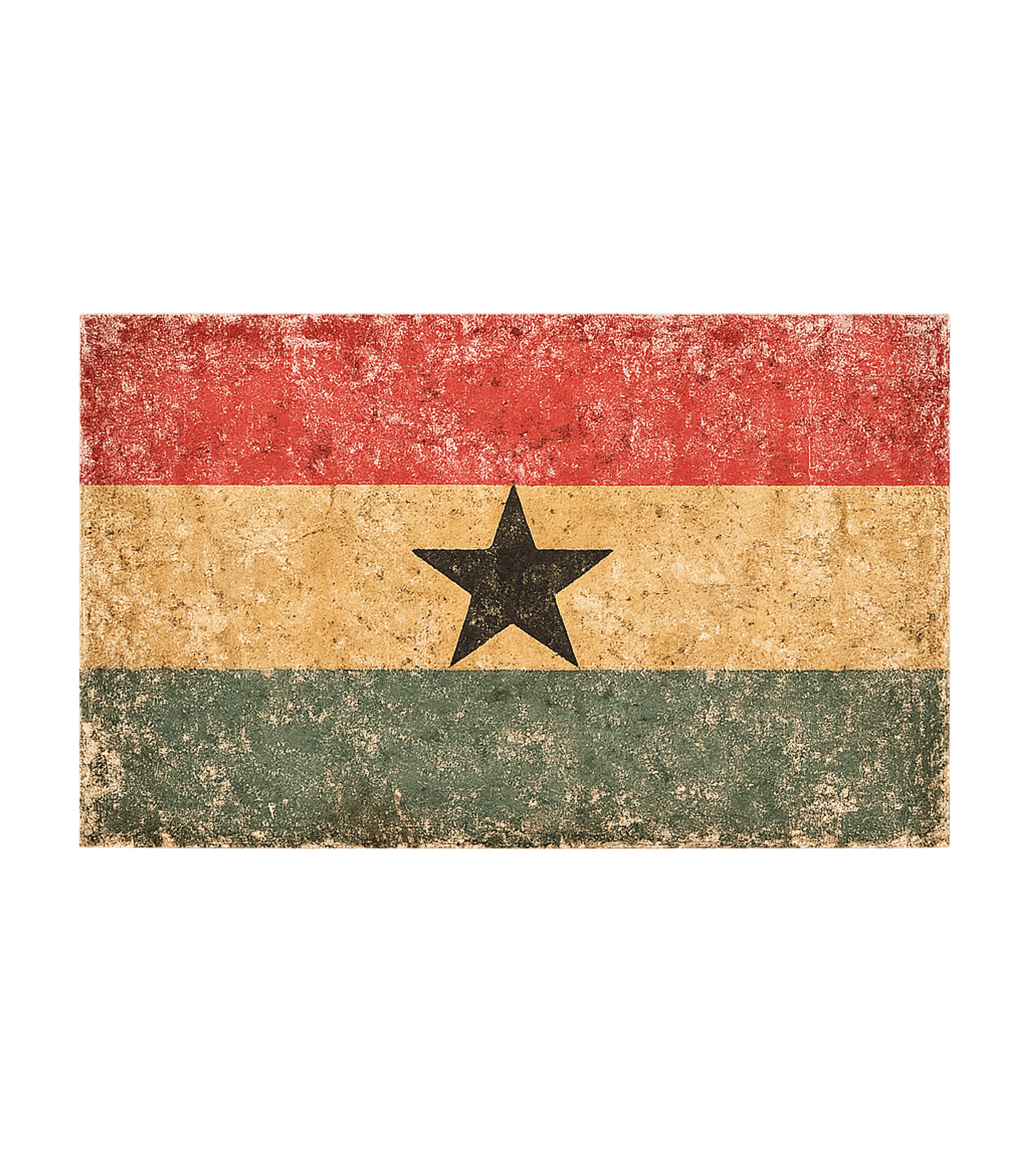 Vintage Ghana Flag