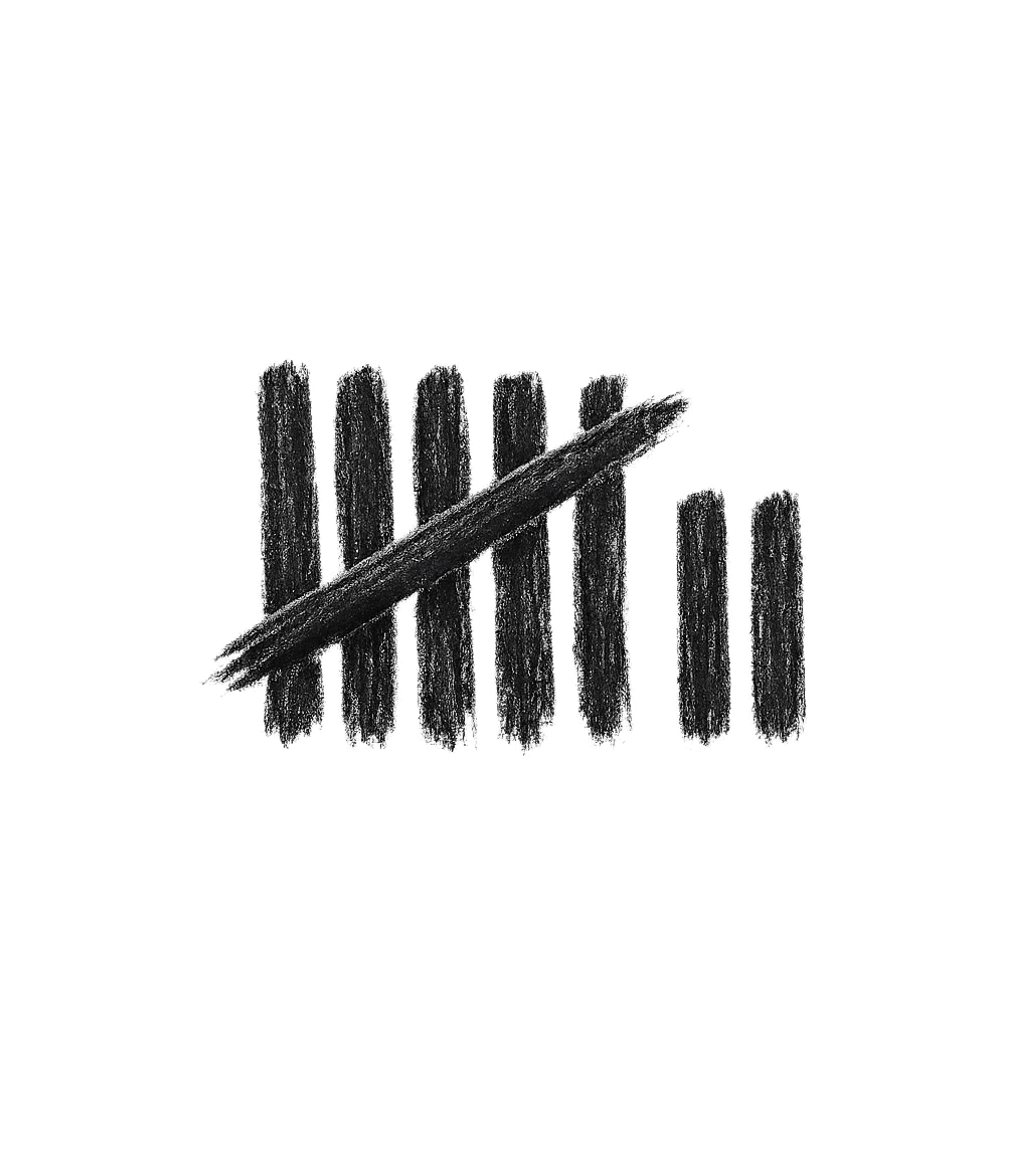 7th Birthday Tally Marks - 7 Year Old Birthday Gift T-Shirt