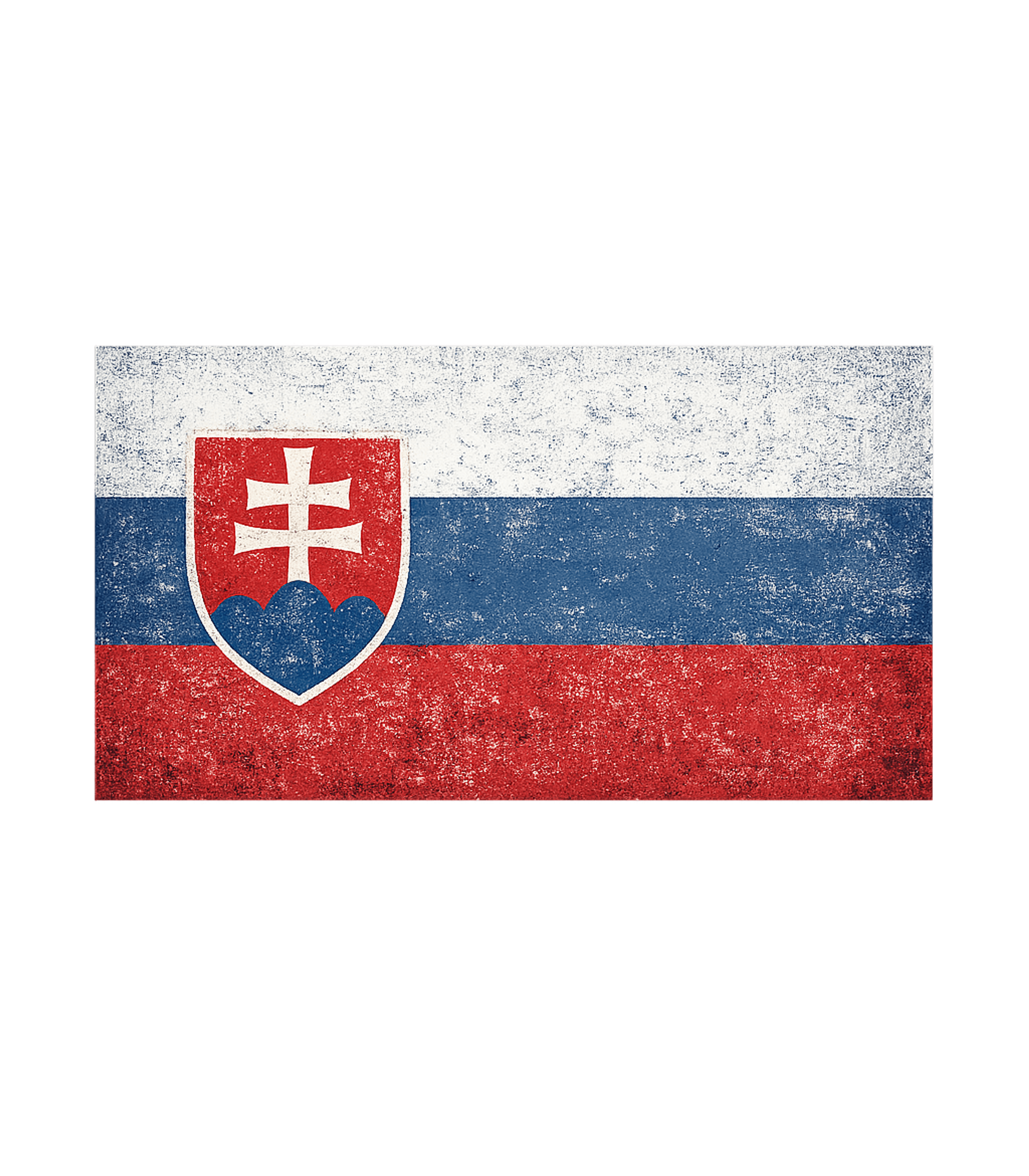 Retro Vintage Slovakia Flag T-Shirt