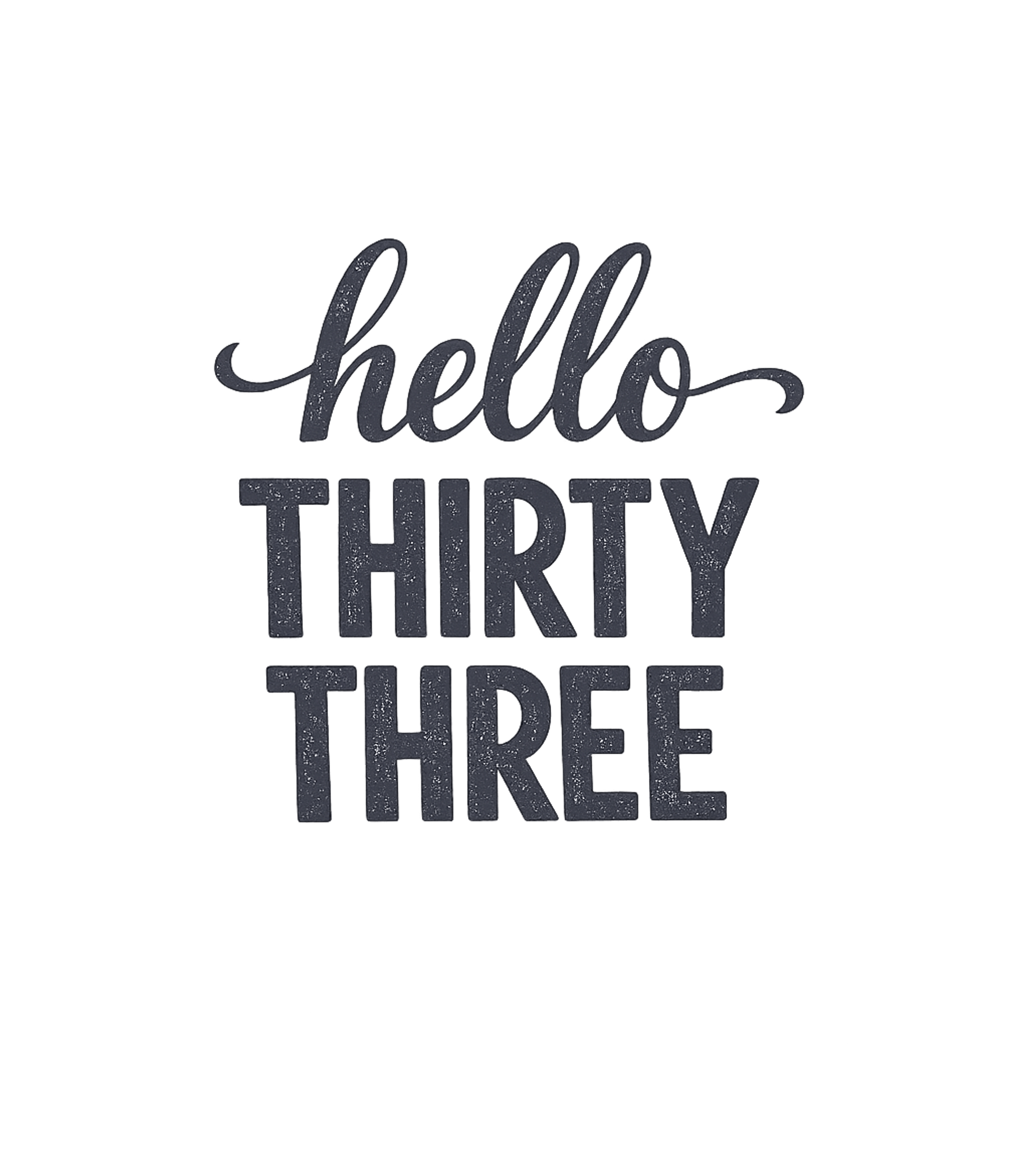 Hello Thirty Three