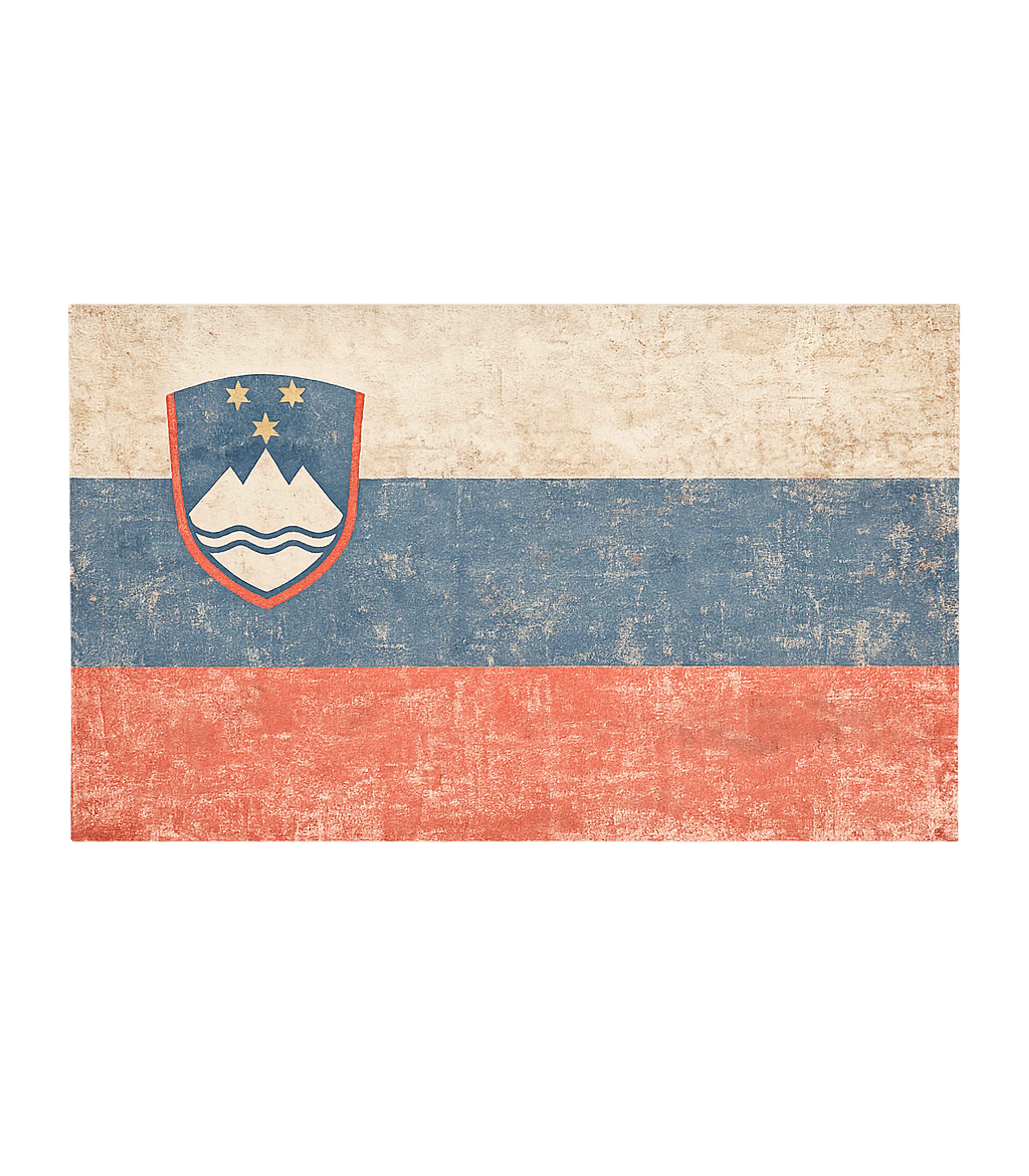 Retro Vintage Slovenia Flag T-Shirt