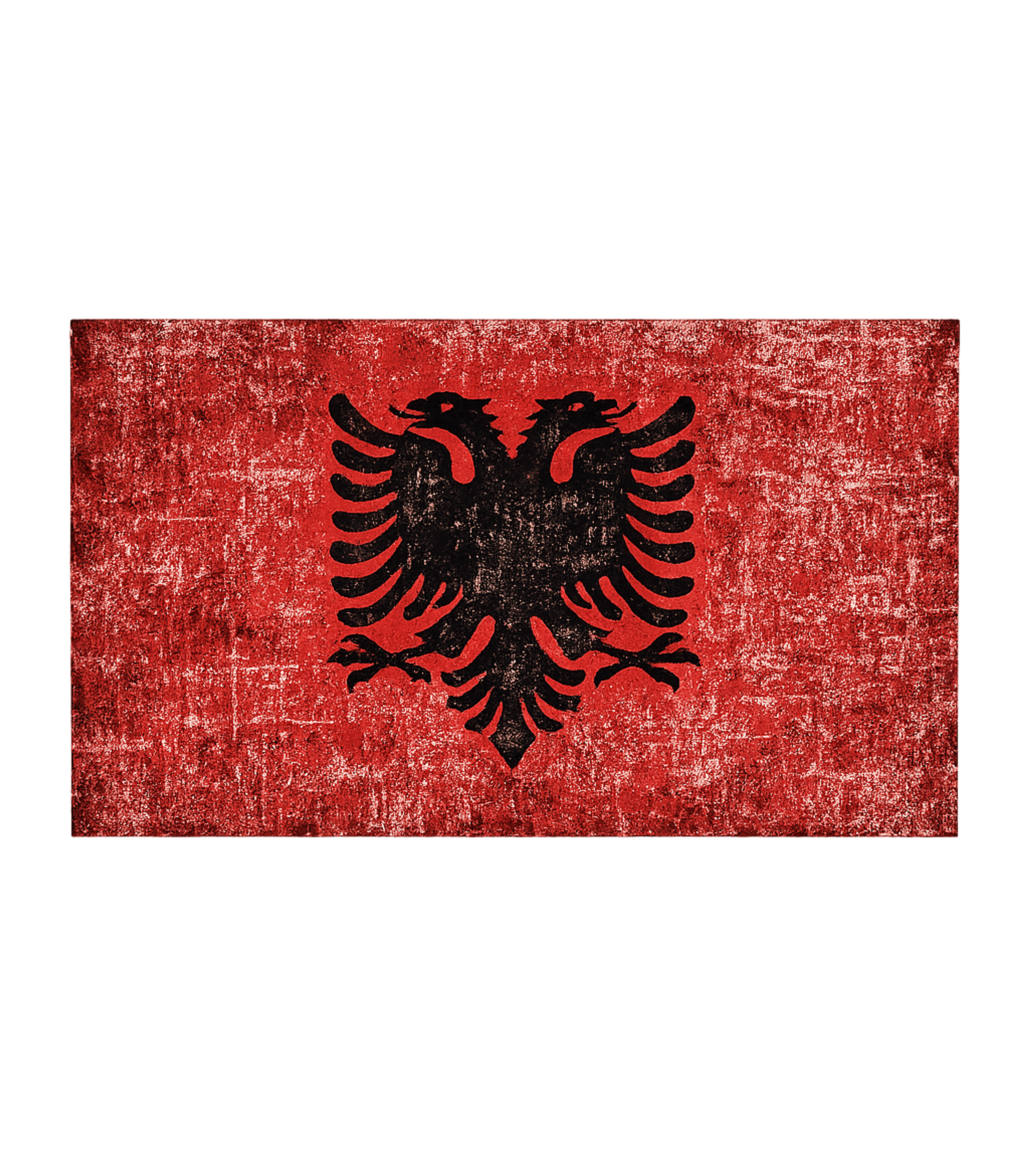 Retro Vintage Albania Flag T-Shirt