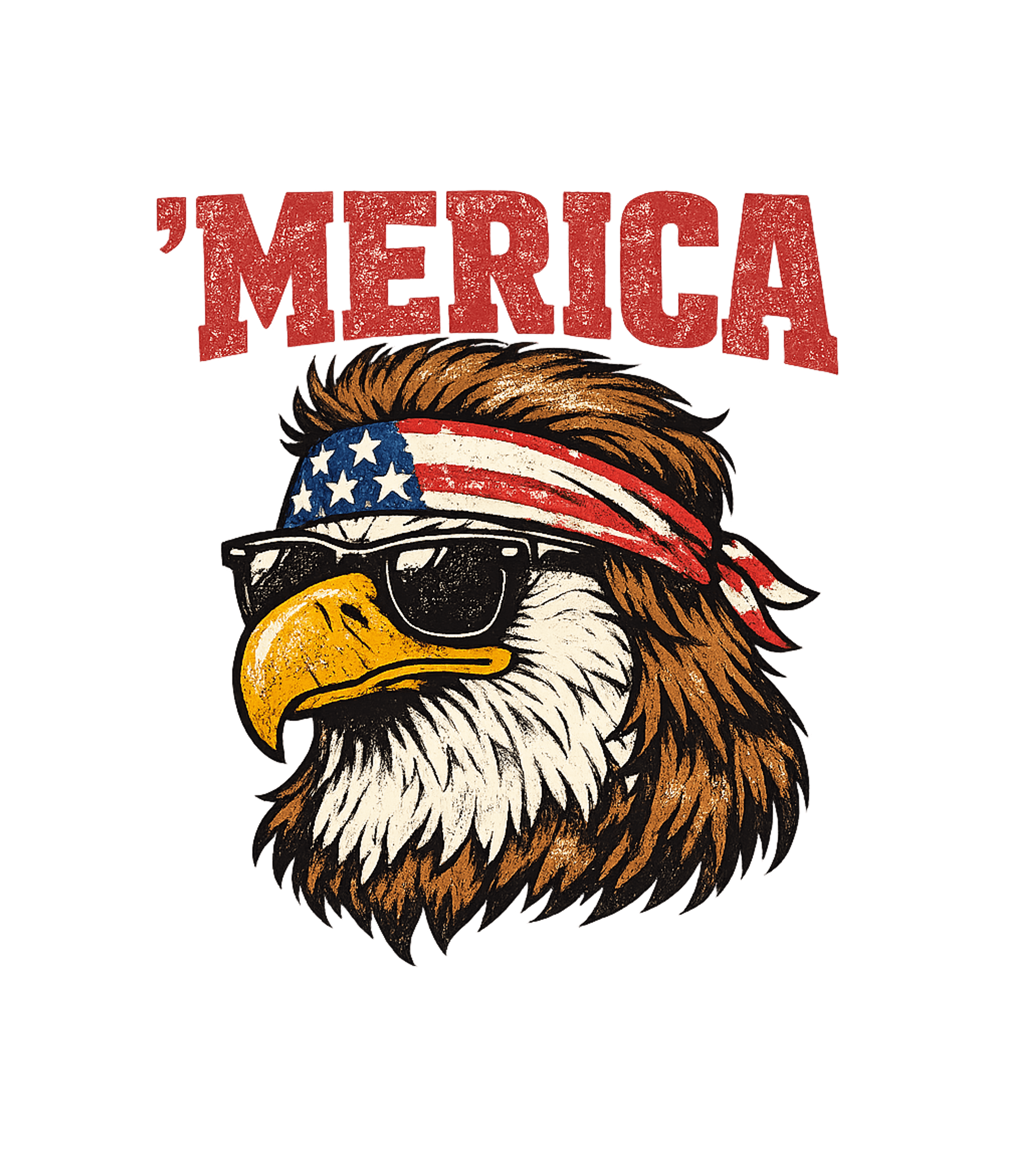 'Merica Mullet Eagle