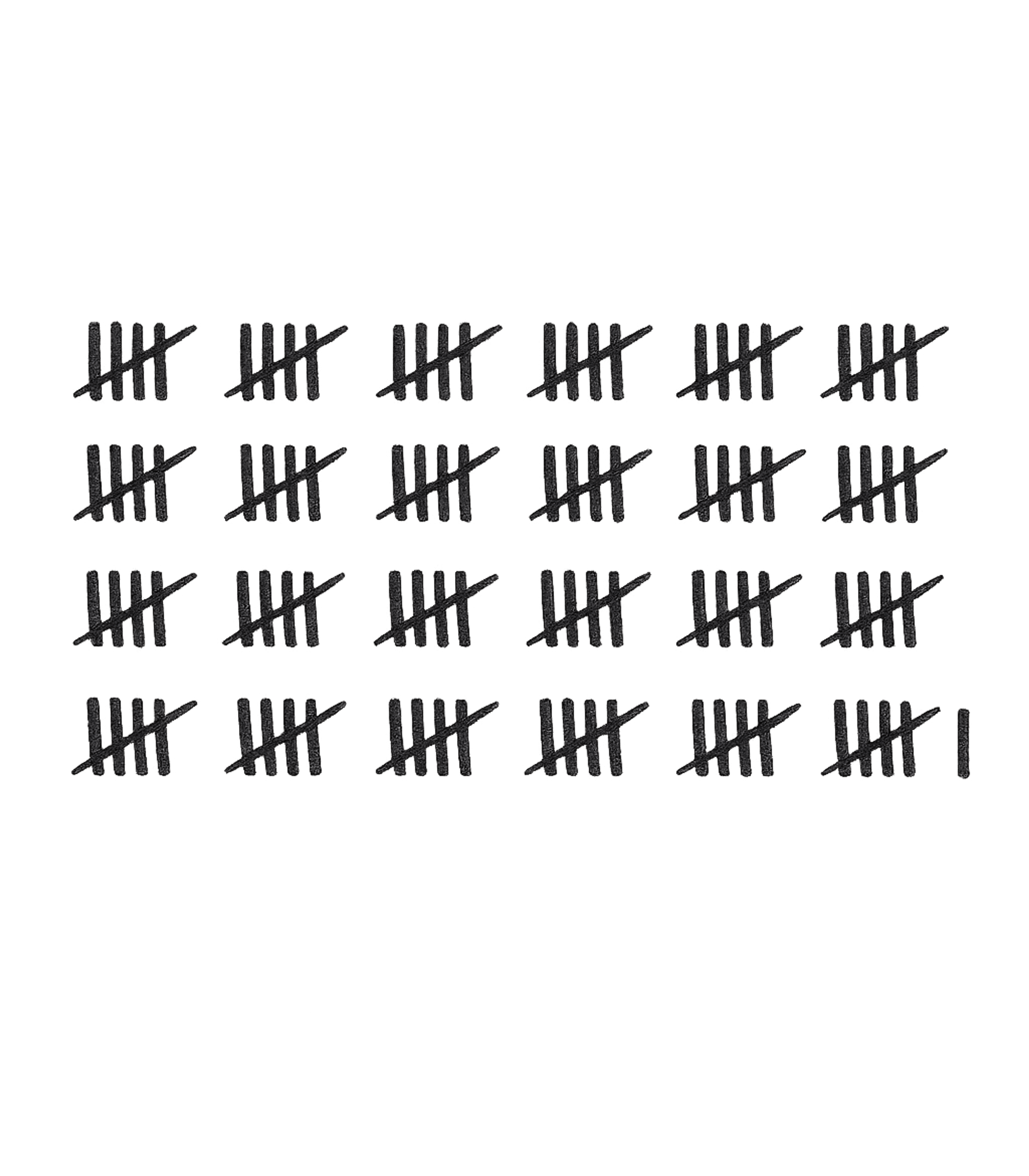 144 Tally Marks