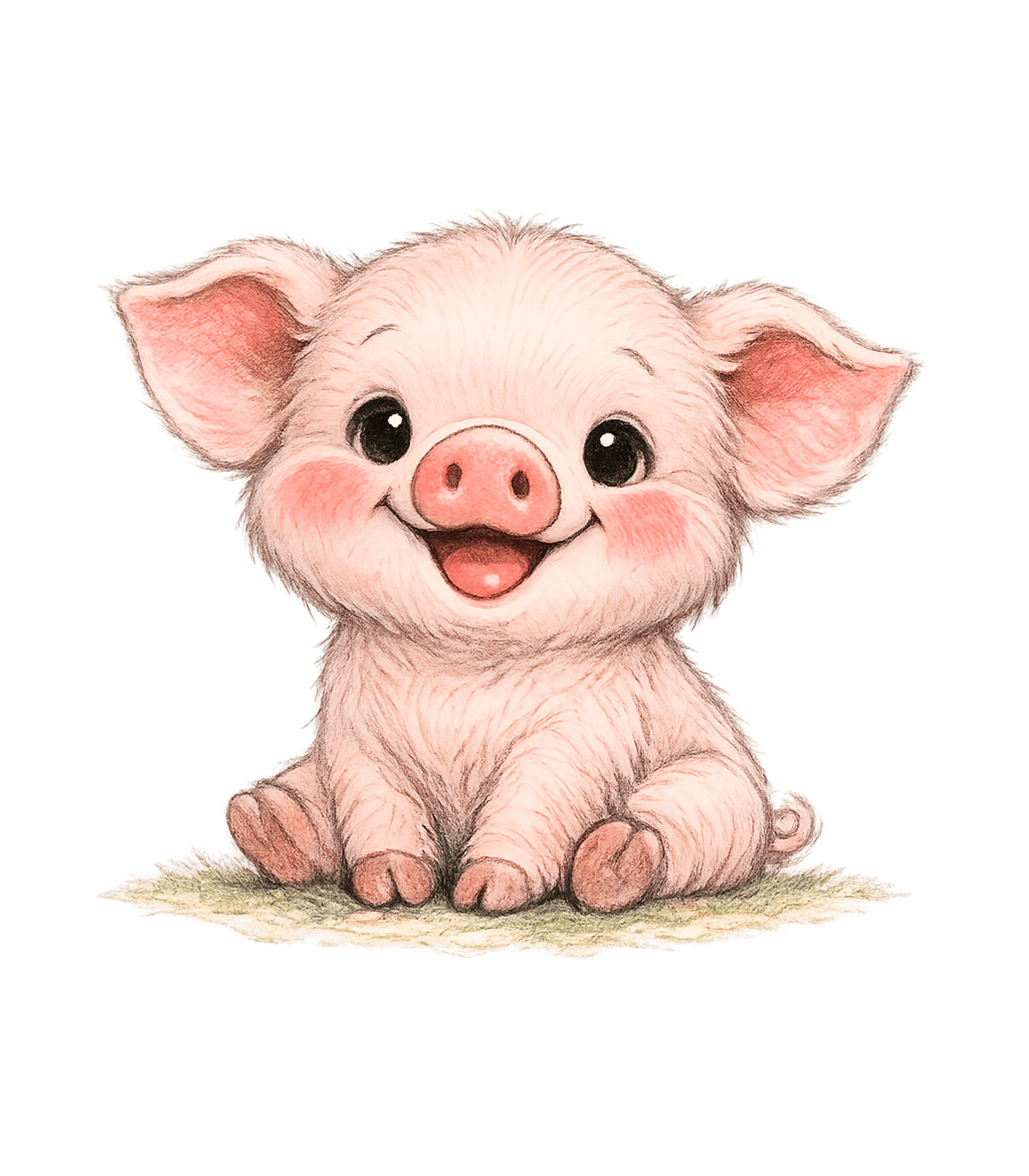 Cute Farm Animal Pig T-Shirt