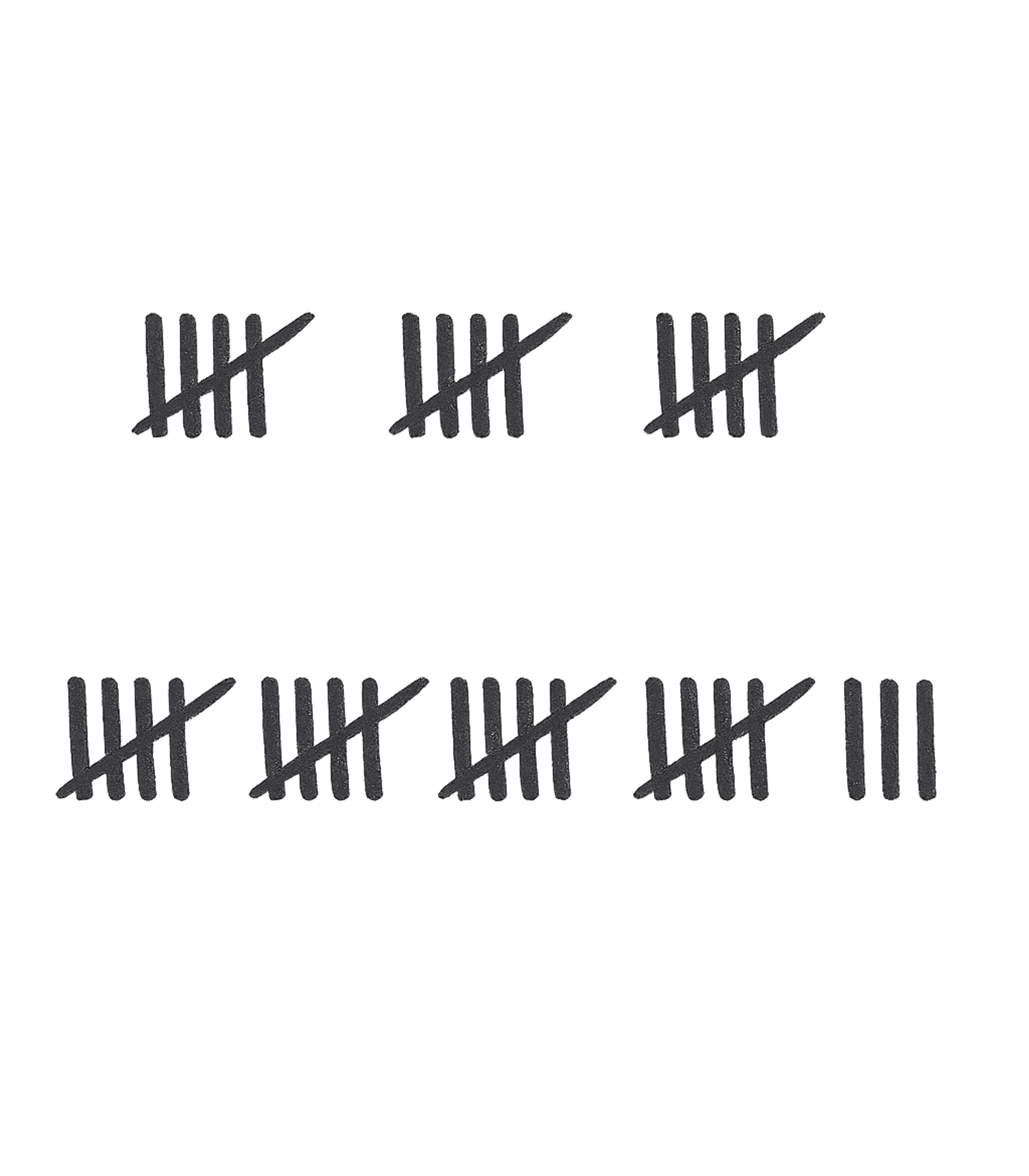 31st Birthday Tally Marks - 31 Year Old Birthday Gift T-Shirt