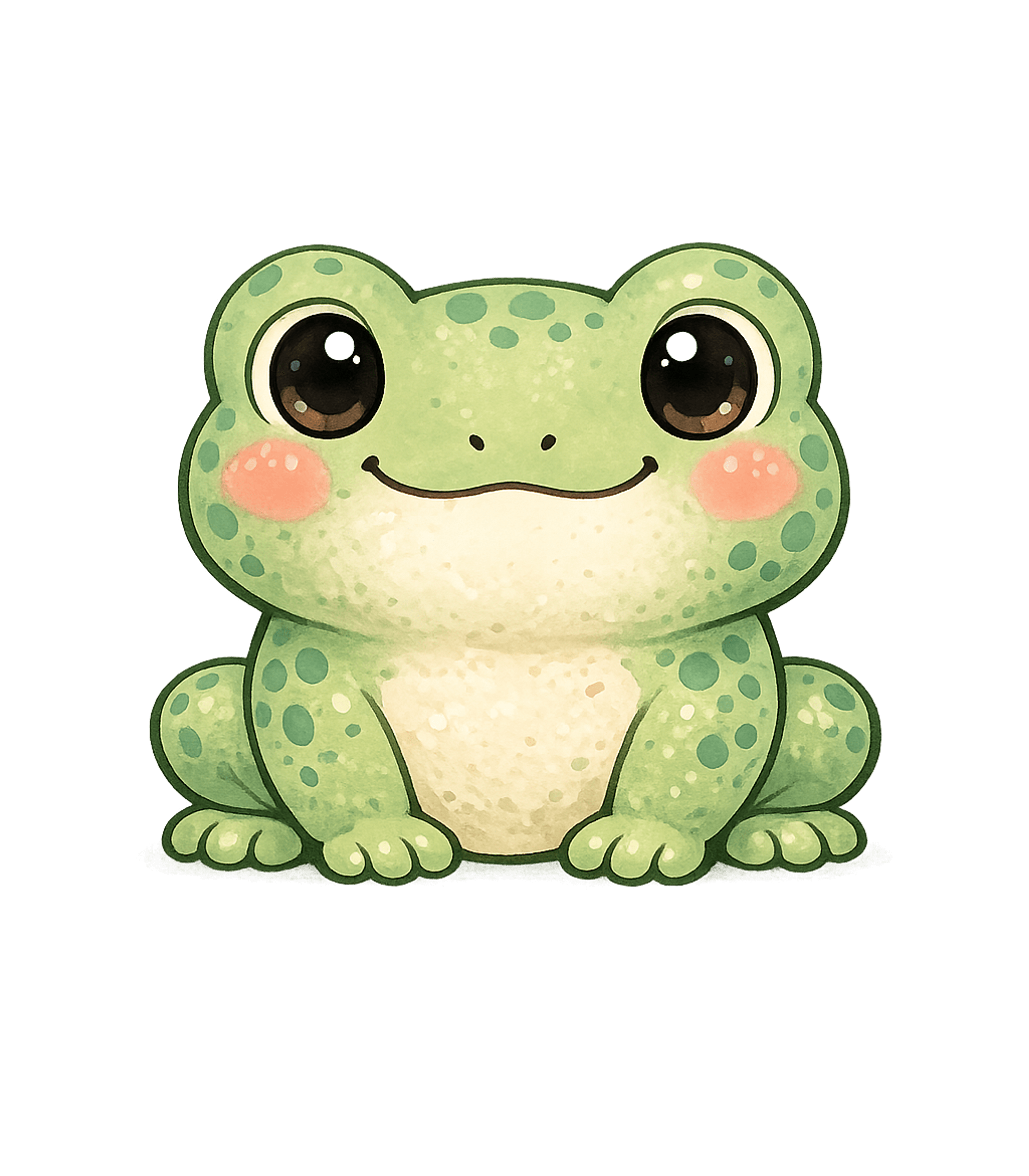 Cute Happy Frog