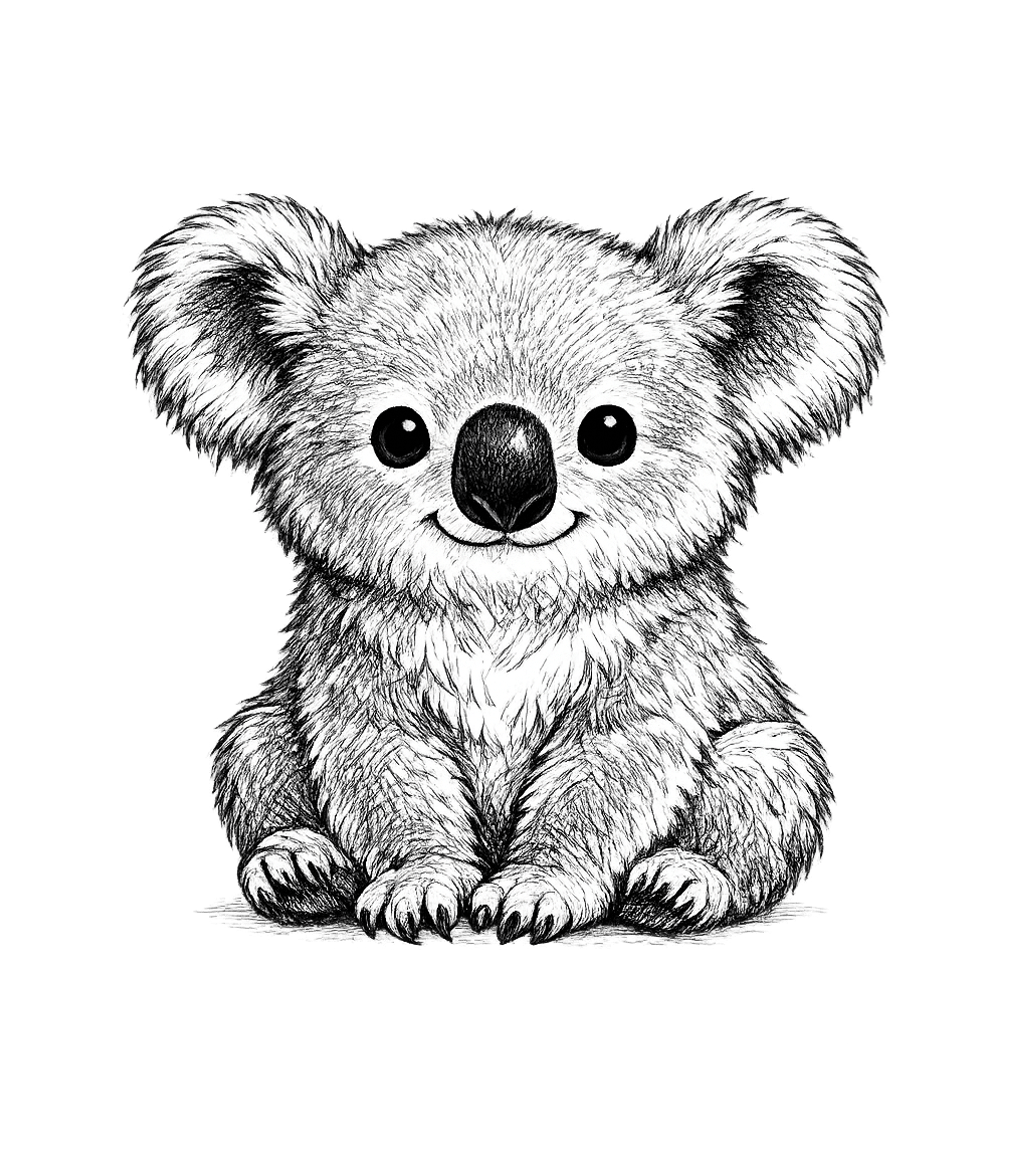 Cute Koala Sketch
