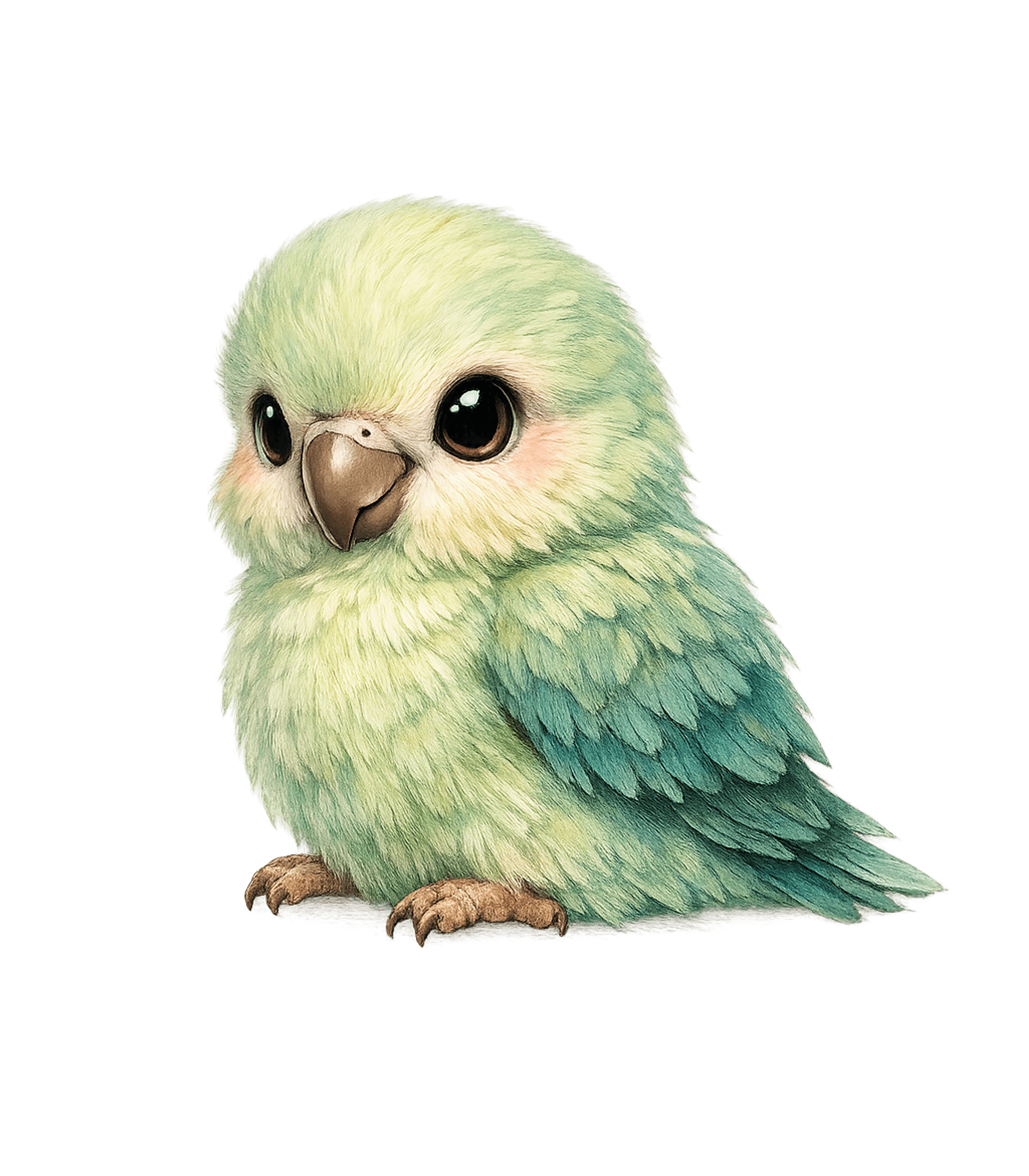 Cute Baby Parrot