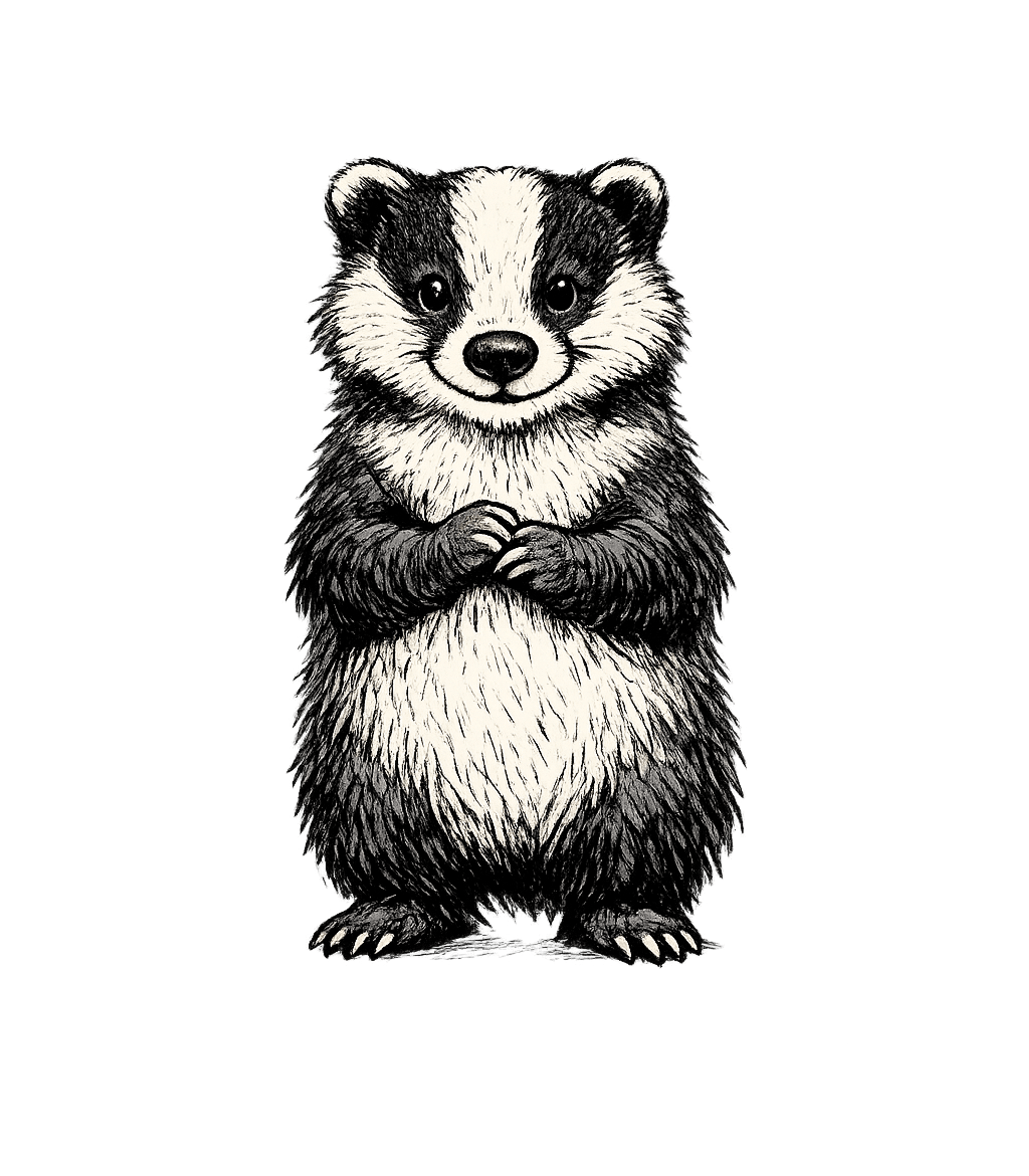 Smiling Badger T-Shirt