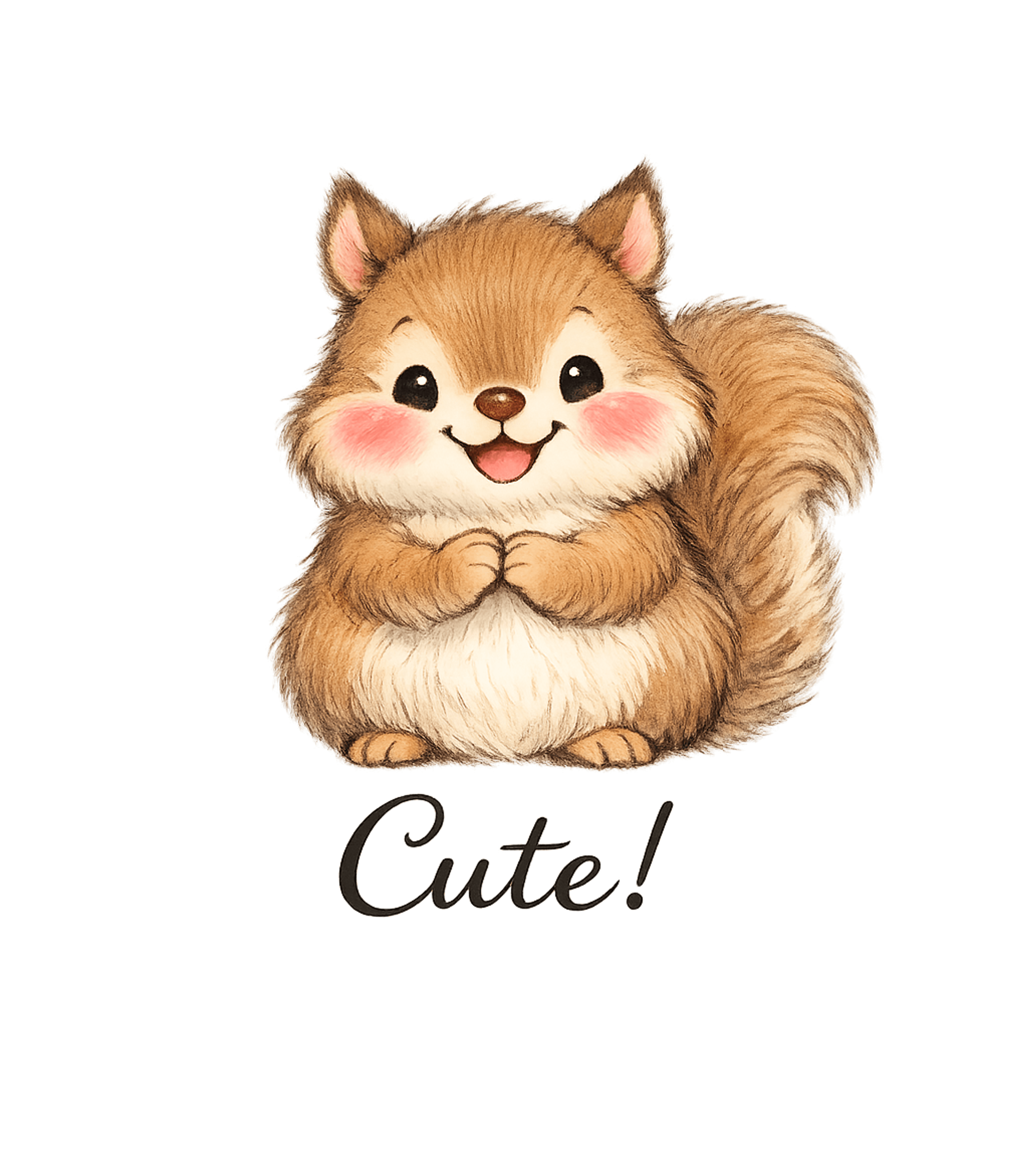 Cute Smiling Squirrel