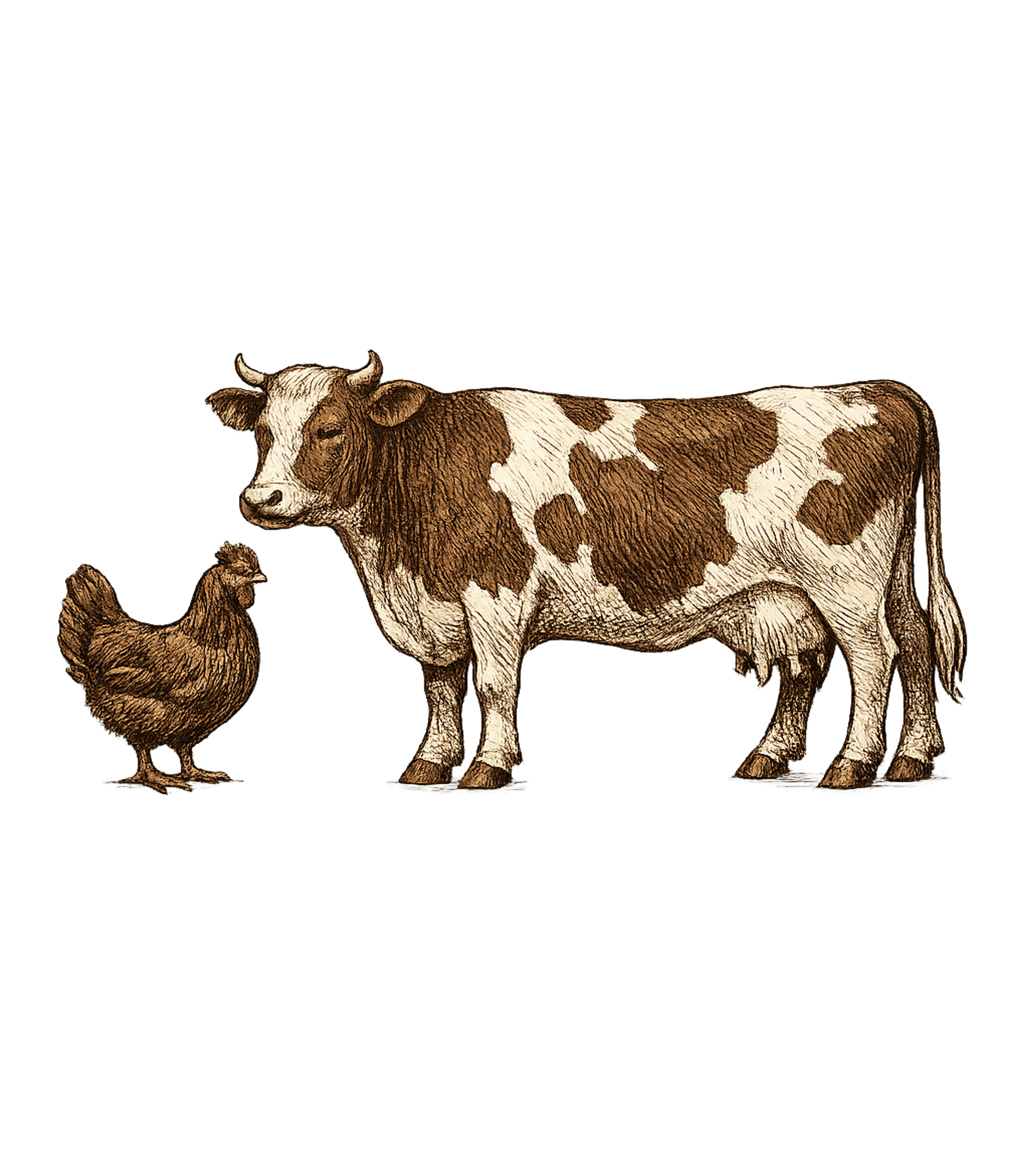 Brown Chicken Brown Cow T-Shirt