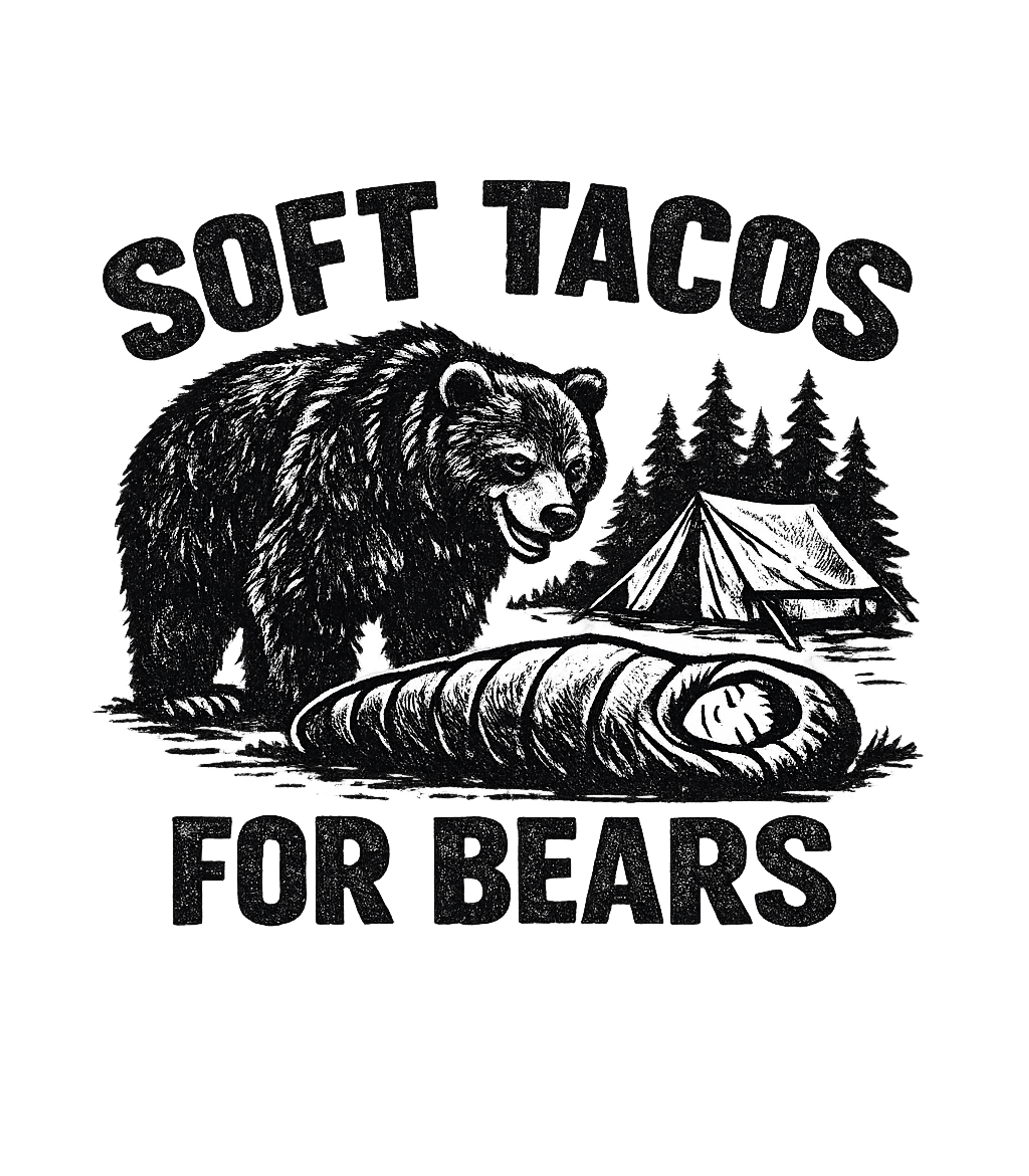 Soft Tacos For Bears Men's T Shirt