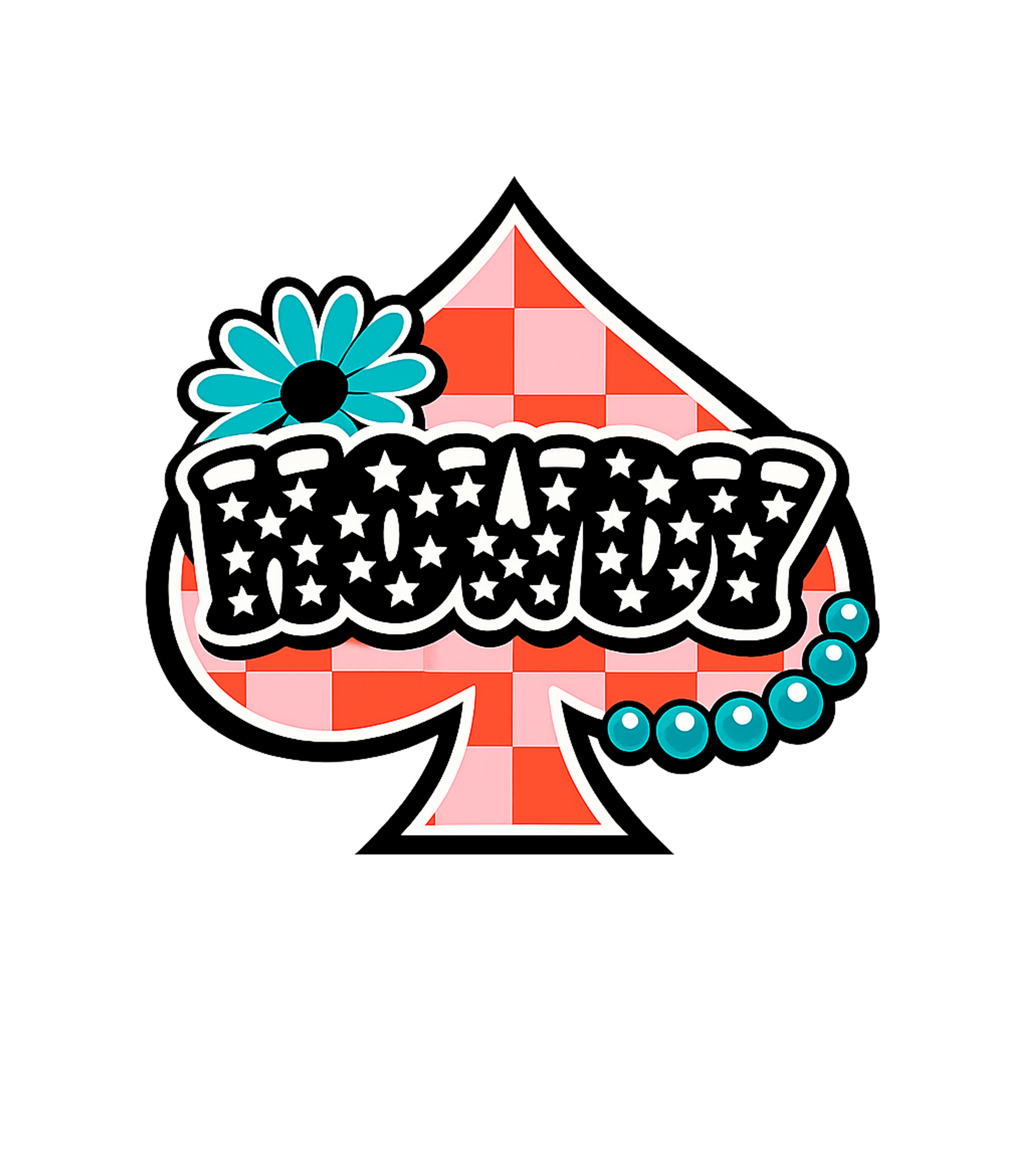 Howdy Checker Spade Graphic Tee