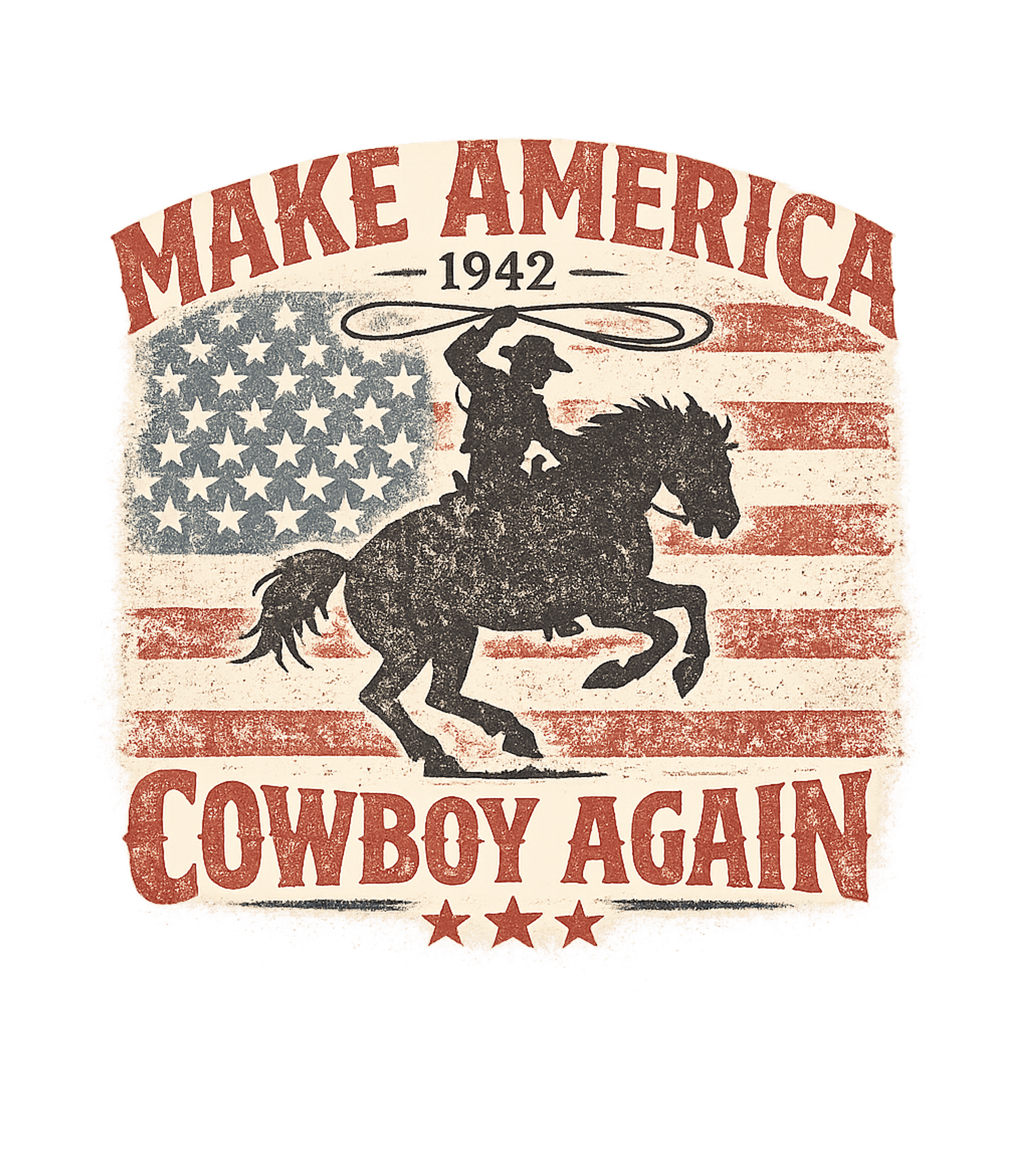 1942 America Cowboy Graphic Tee