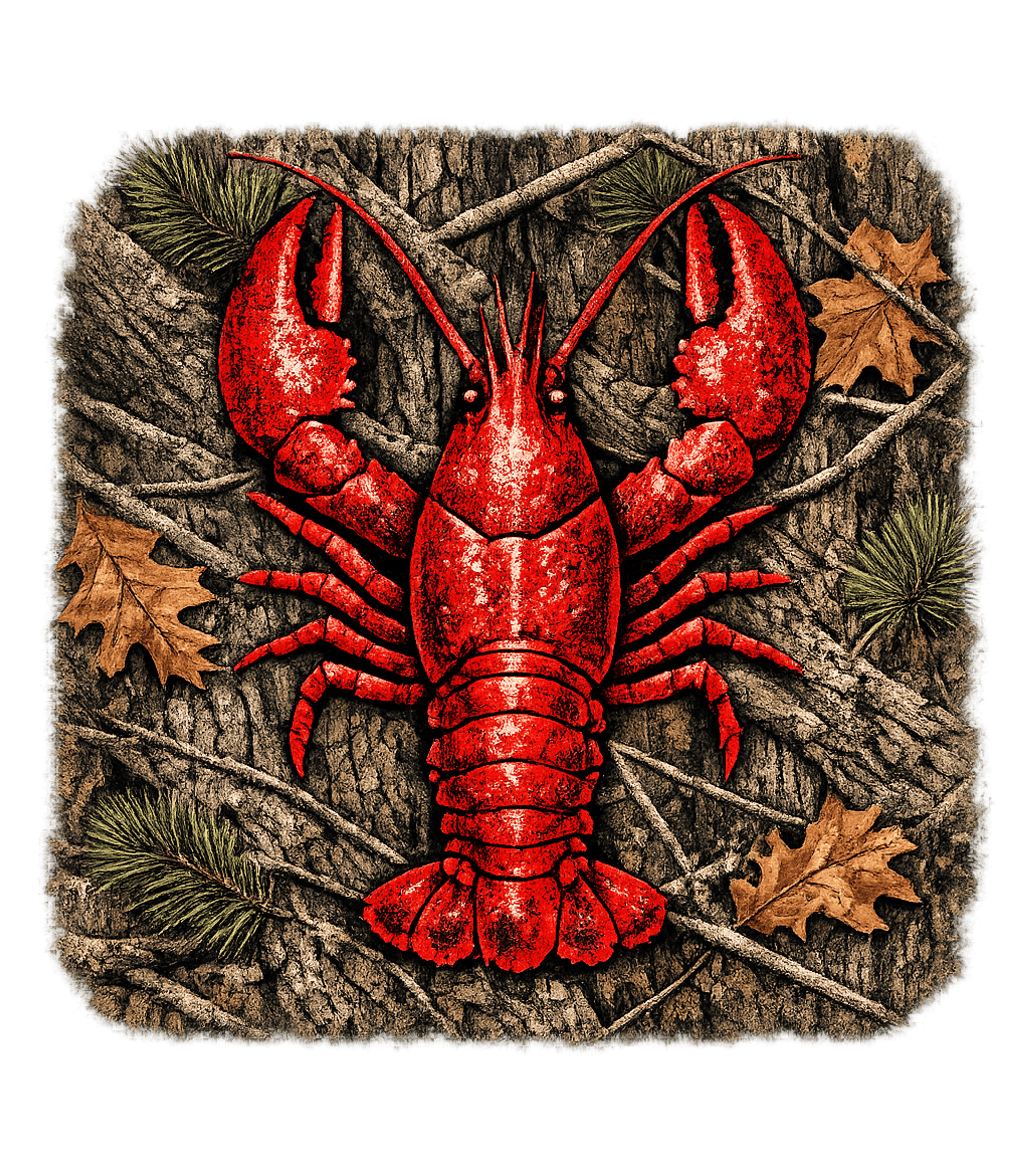 Vibrant Crawfish Camo