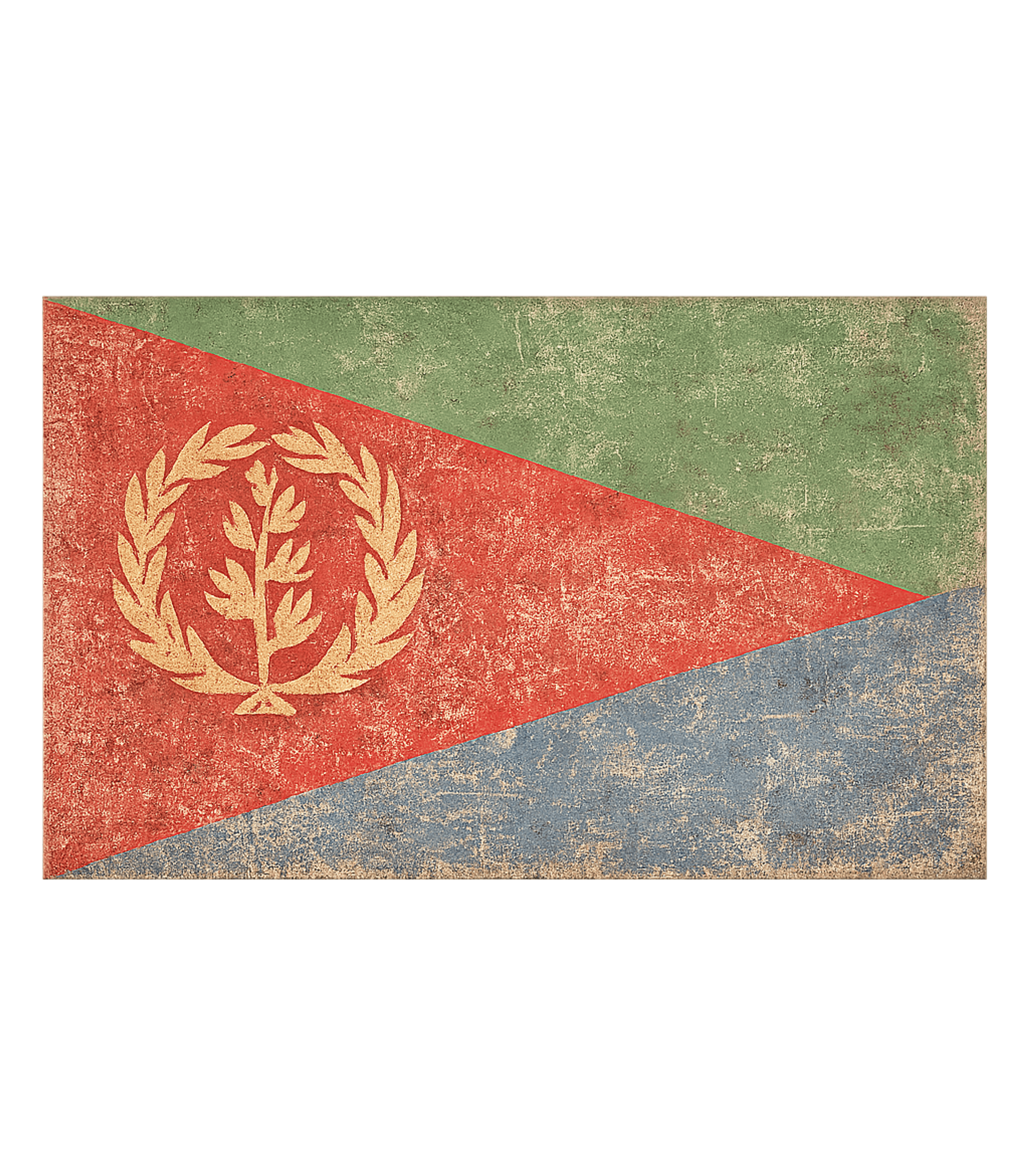 Vintage Eritrea Flag