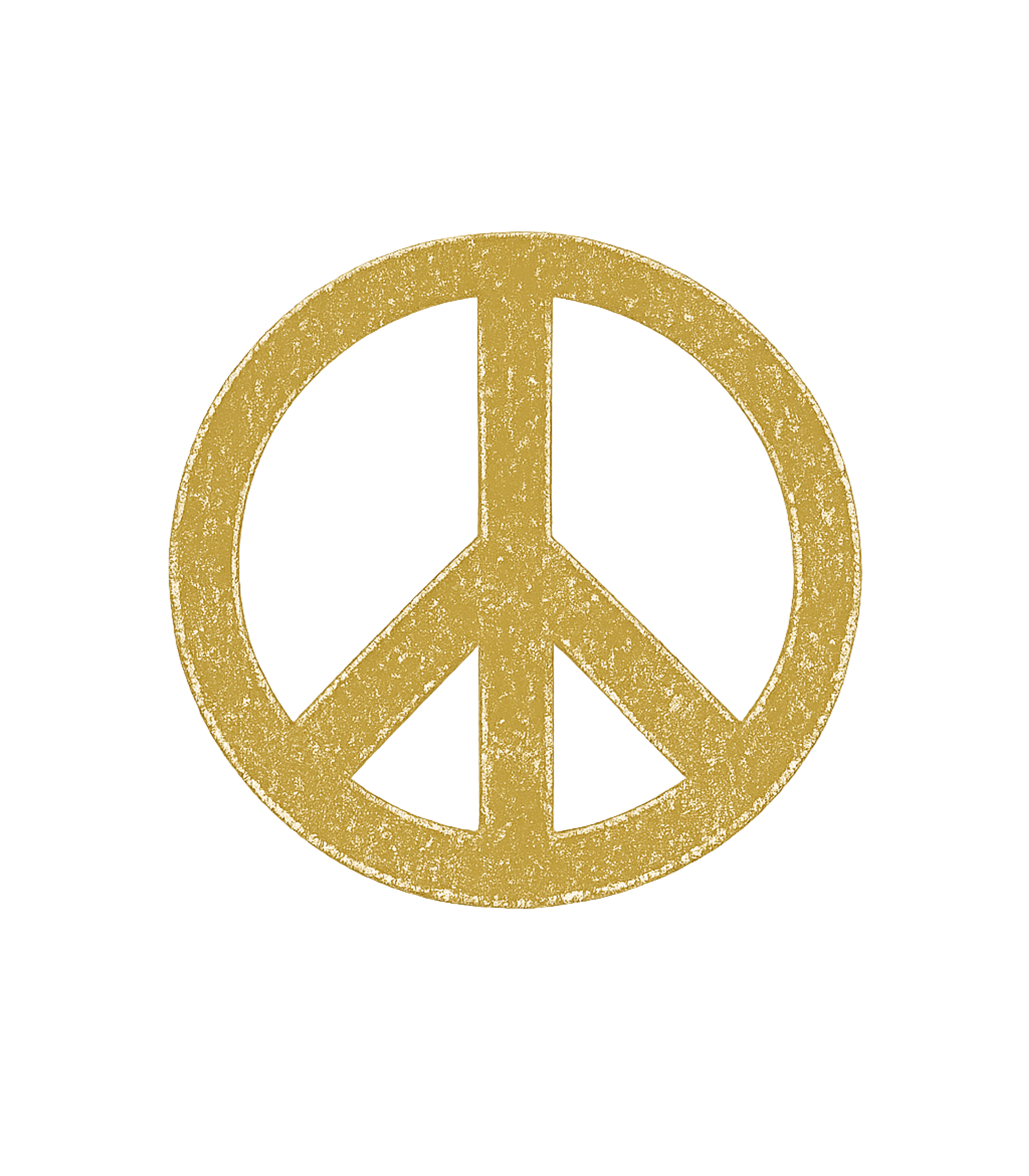 Distressed Peace Symbol