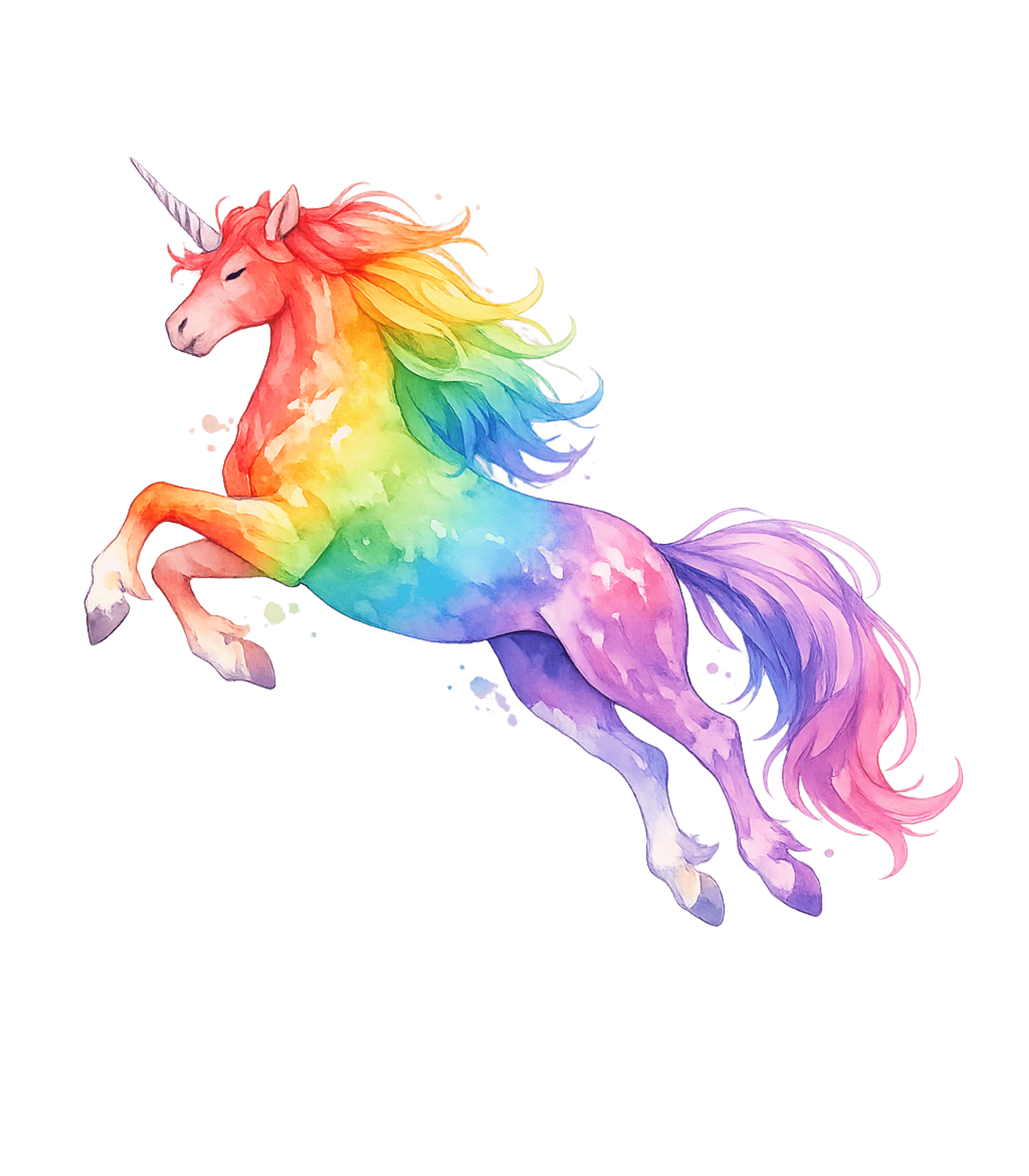 Rainbow Colored Unicorn T-Shirt