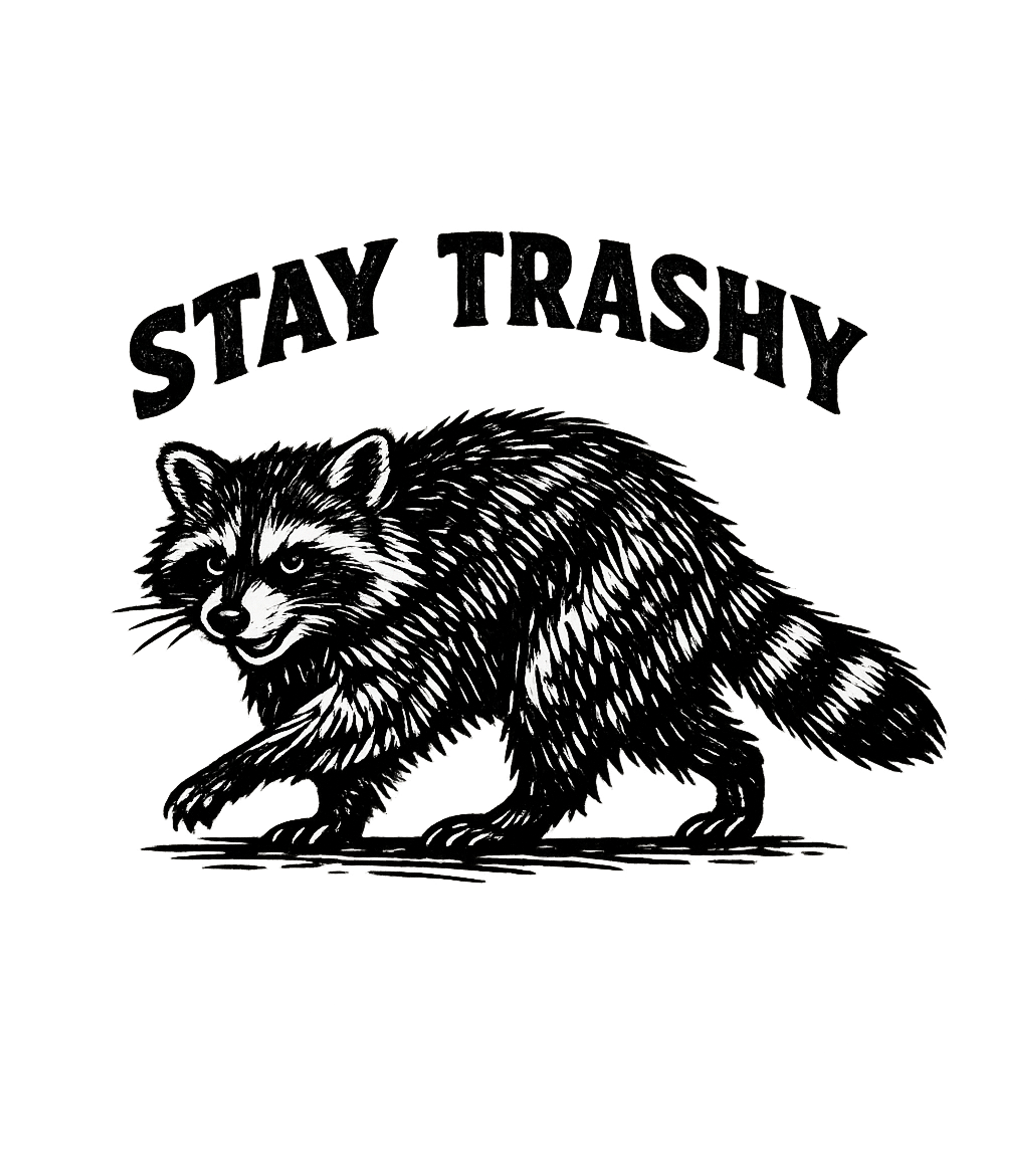 Stay Trashy Raccoon T-Shirt